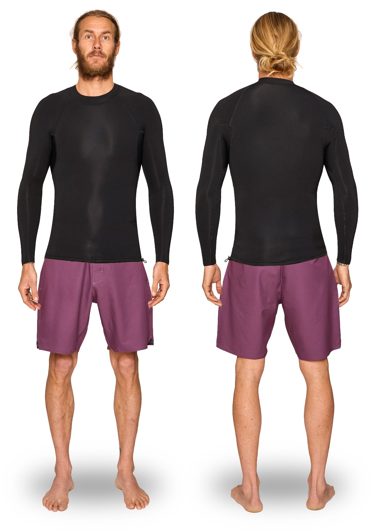 1.5mm Natural Rubber Pullover Wetsuit Jacket