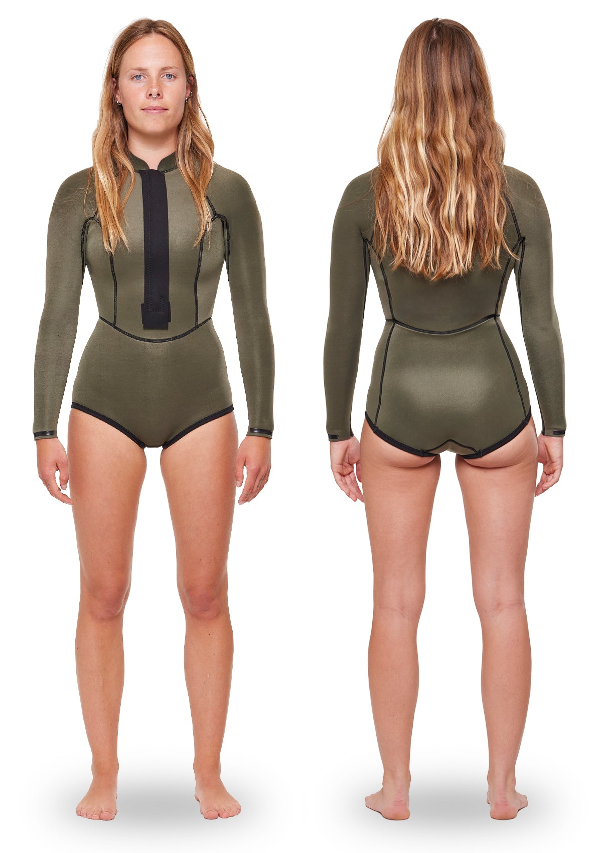 Womens 2mm Front Zip Spring Wetsuit
