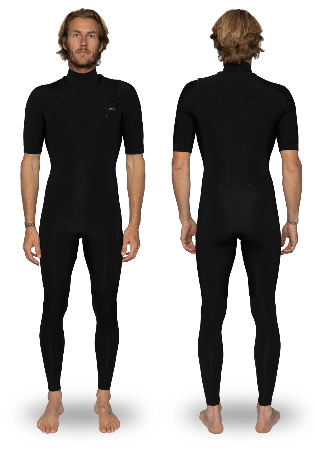2mm Thermal Chest Zip Short Arm Wetsuit