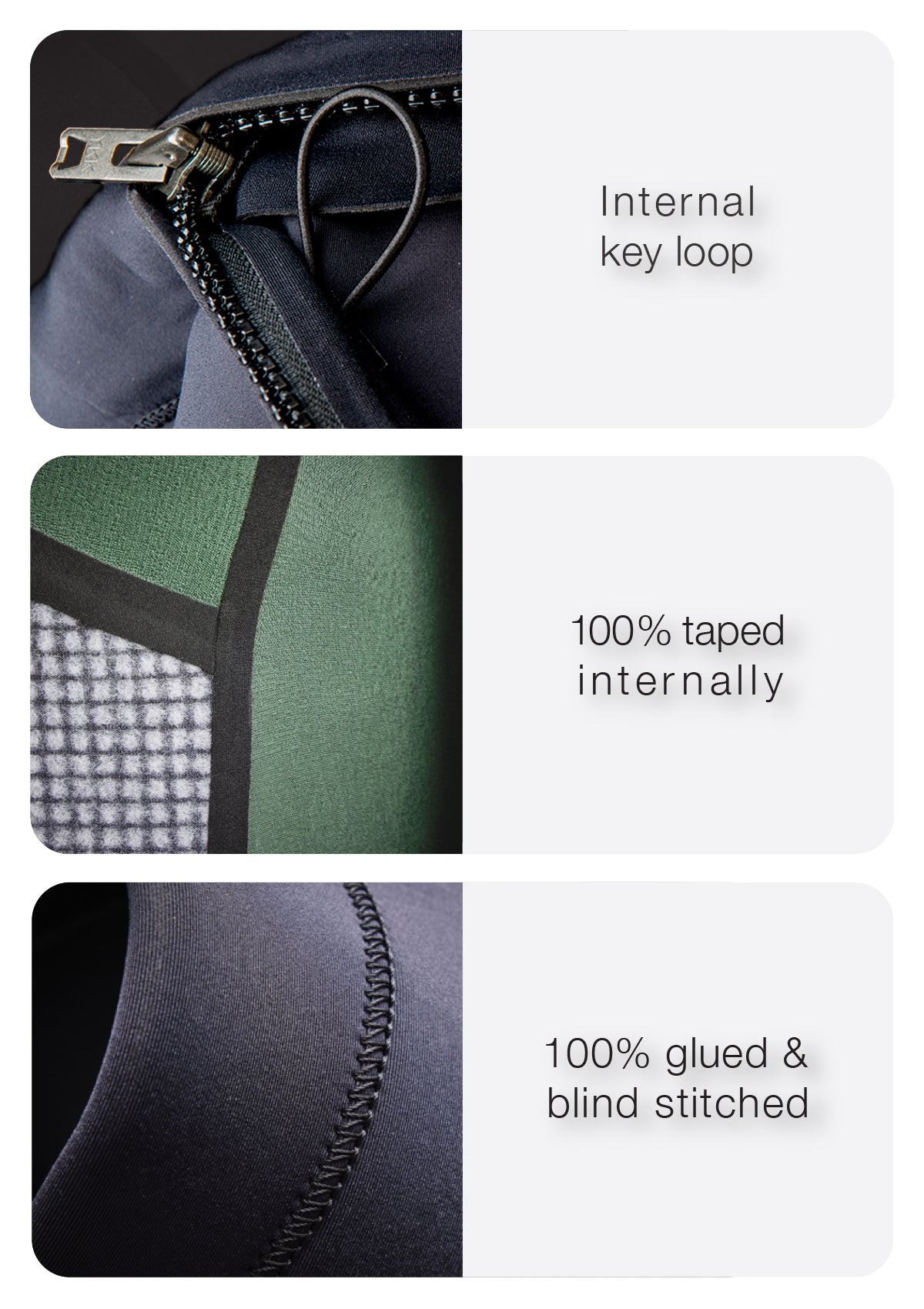 2/2 Natural Rubber Bib Zip Wetsuit