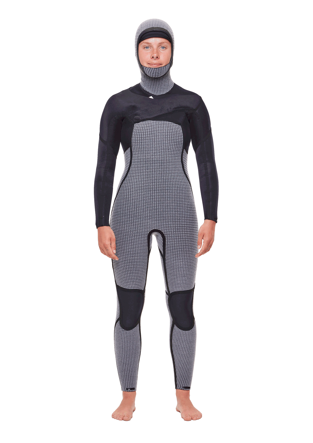 Womens 6/4/3 Hooded Liquid Sealed Thermal Chest Zip Wetsuit