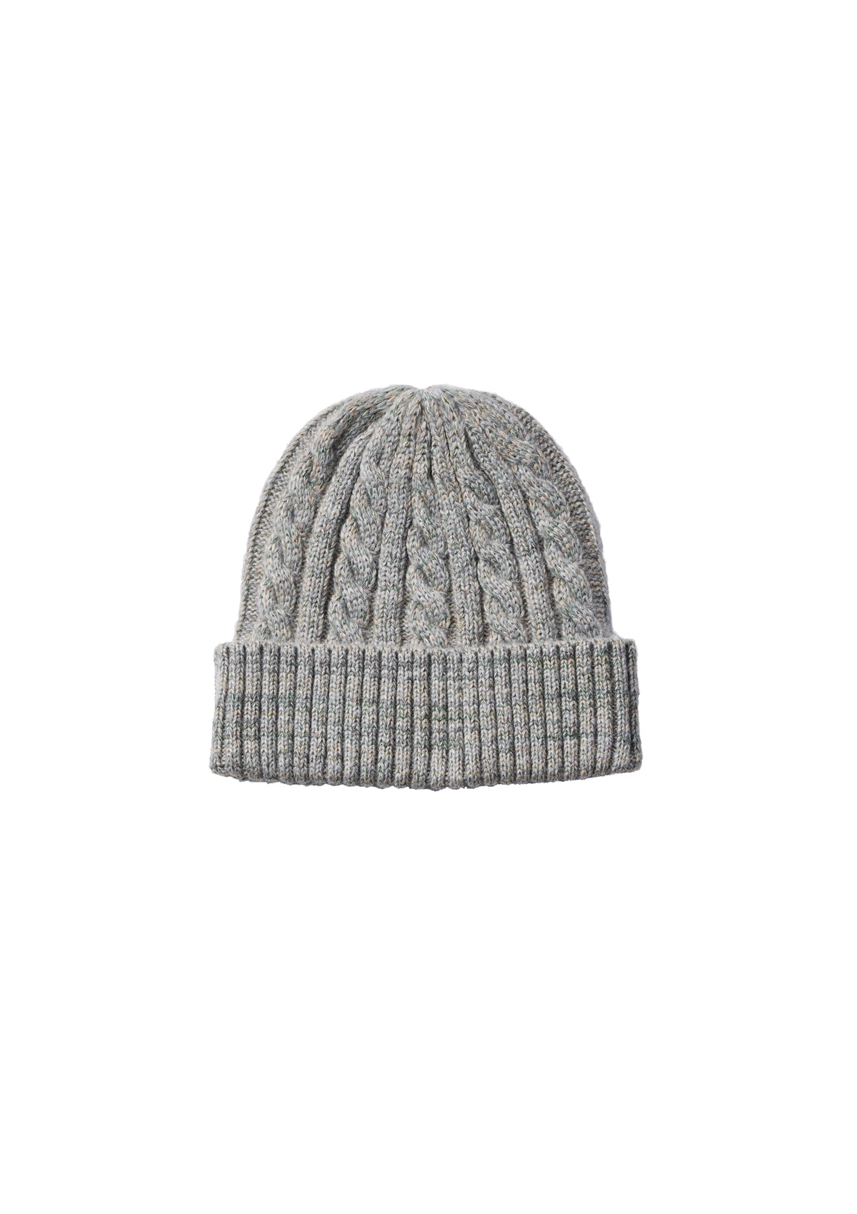 Cable Knit Beanie - Grey