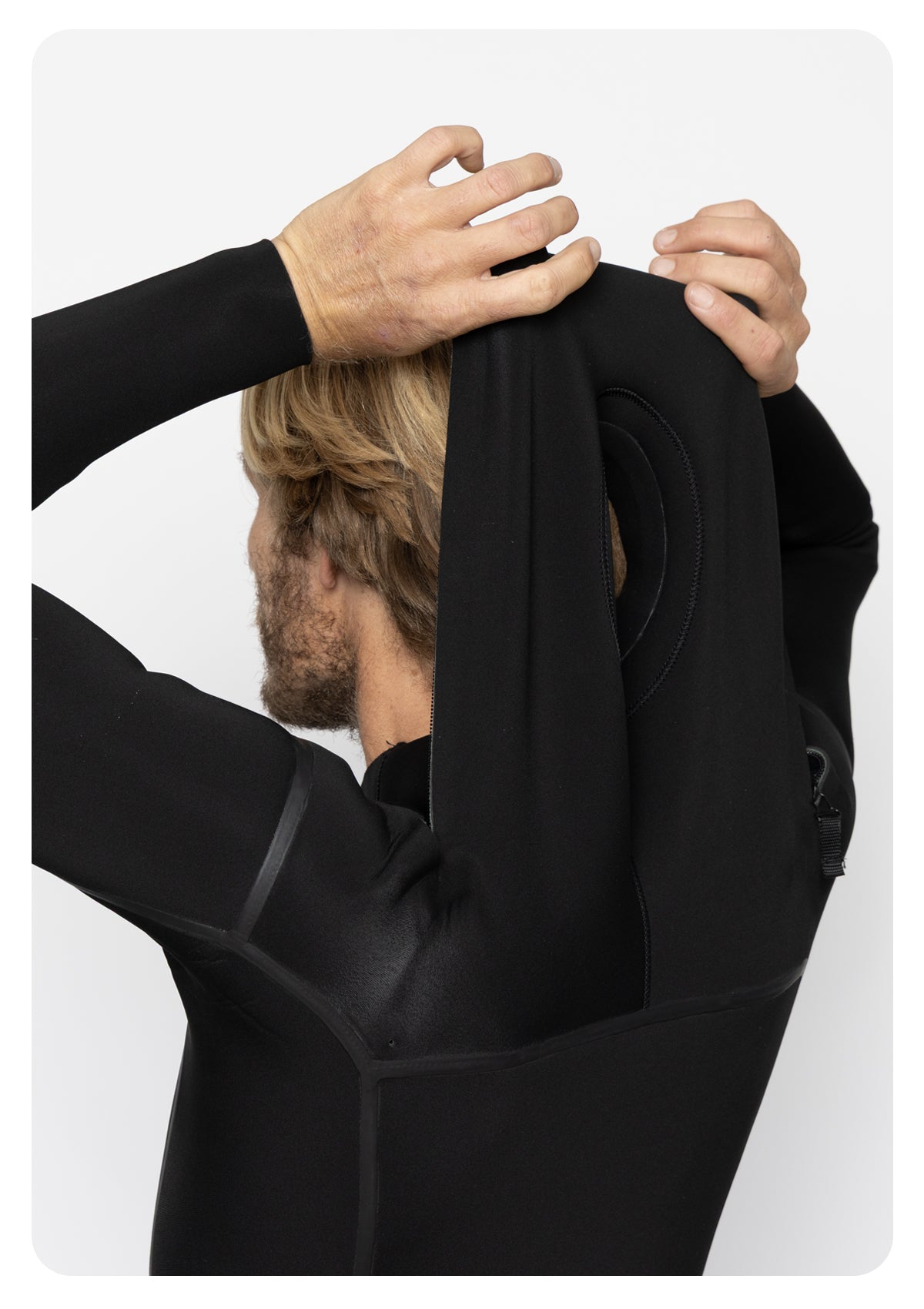 3/2 Enclosed Zip Liquid Sealed Natural Rubber Wetsuit