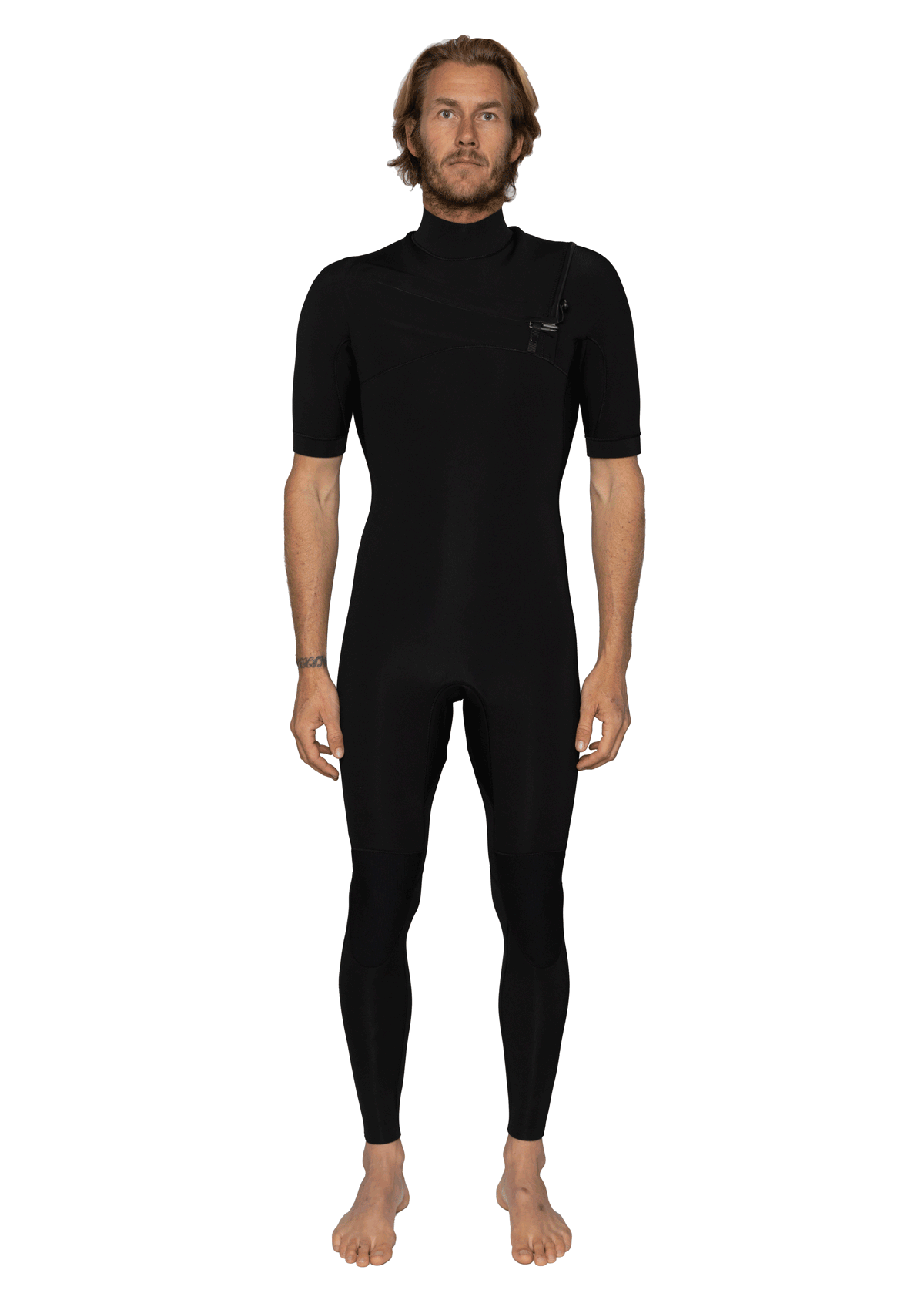 2mm Thermal Chest Zip Short Arm Wetsuit