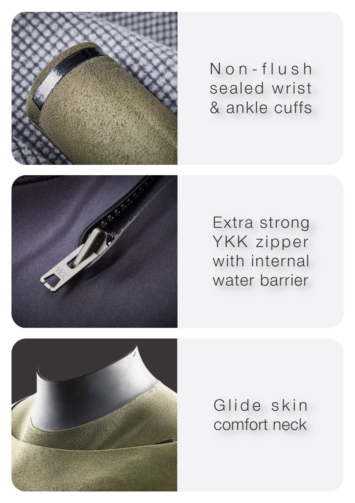 3/2 Liquid Sealed Thermal Chest Zip Wetsuit