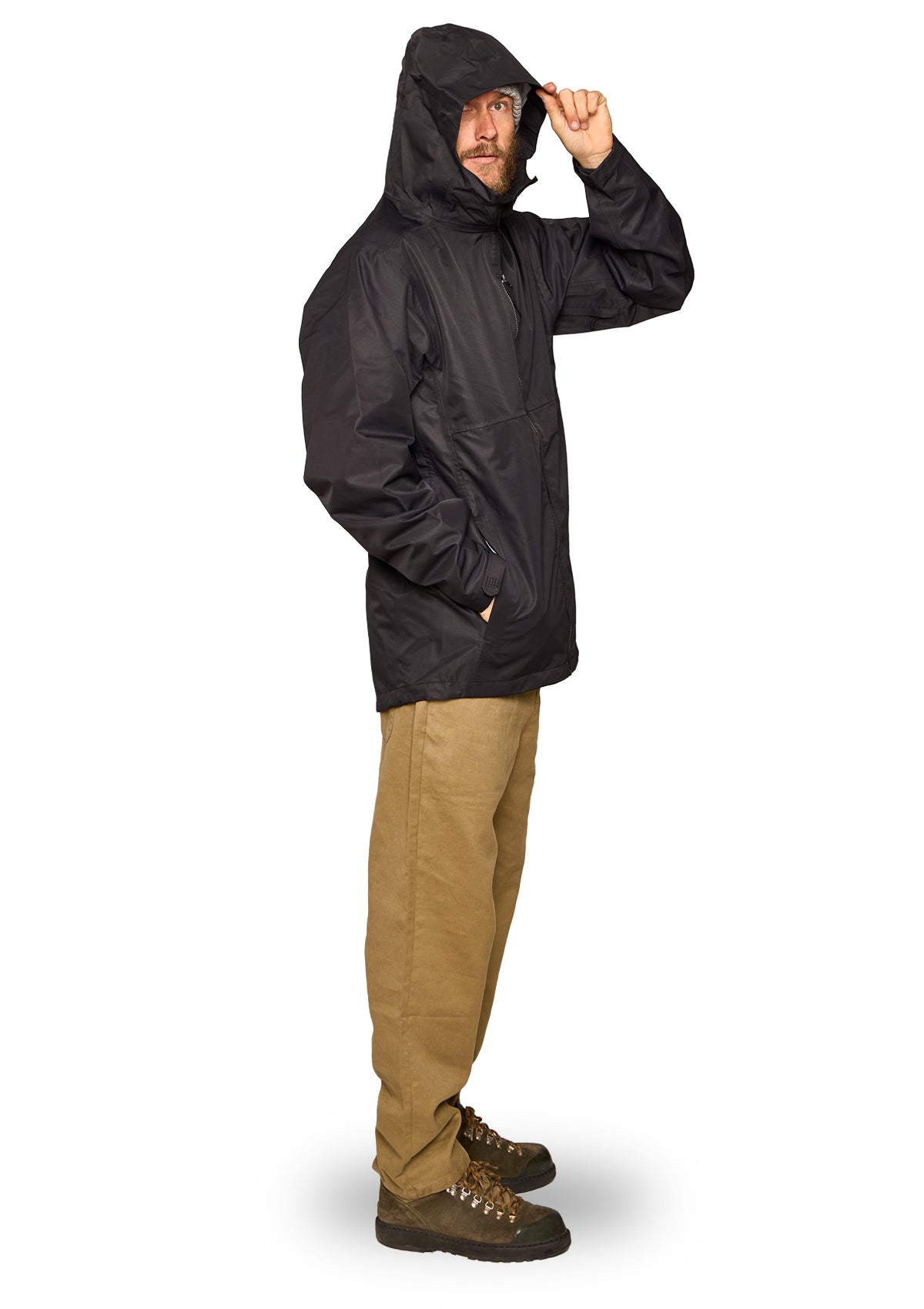 Hard Shell Jacket-Black