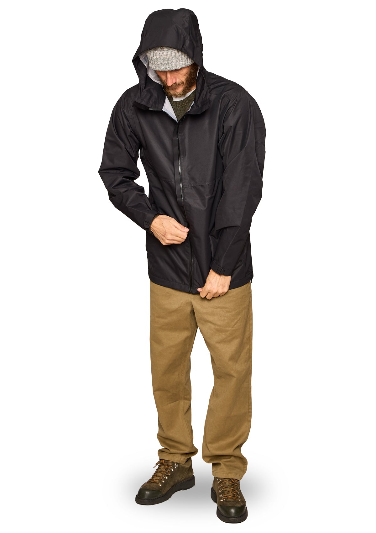 Hard Shell Jacket-Black
