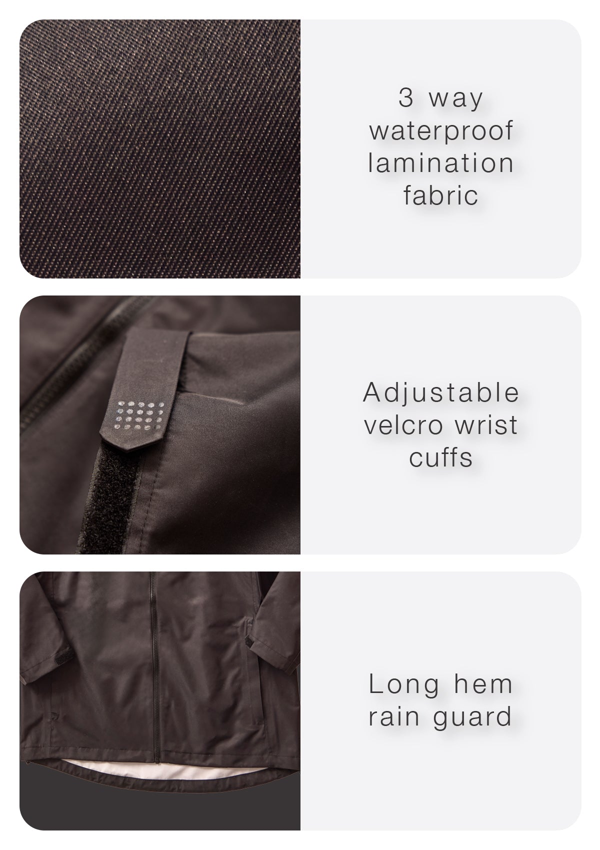 Hard Shell Jacket-Black