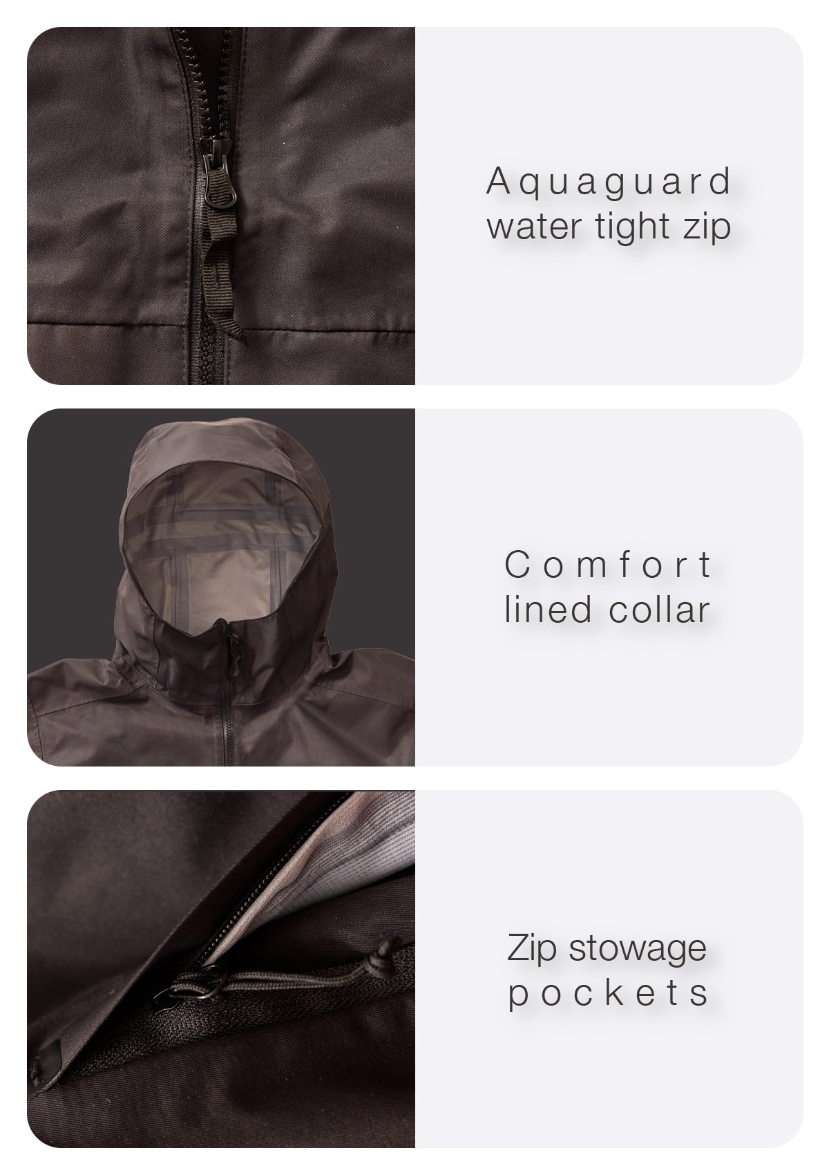 Hard Shell Jacket-Black