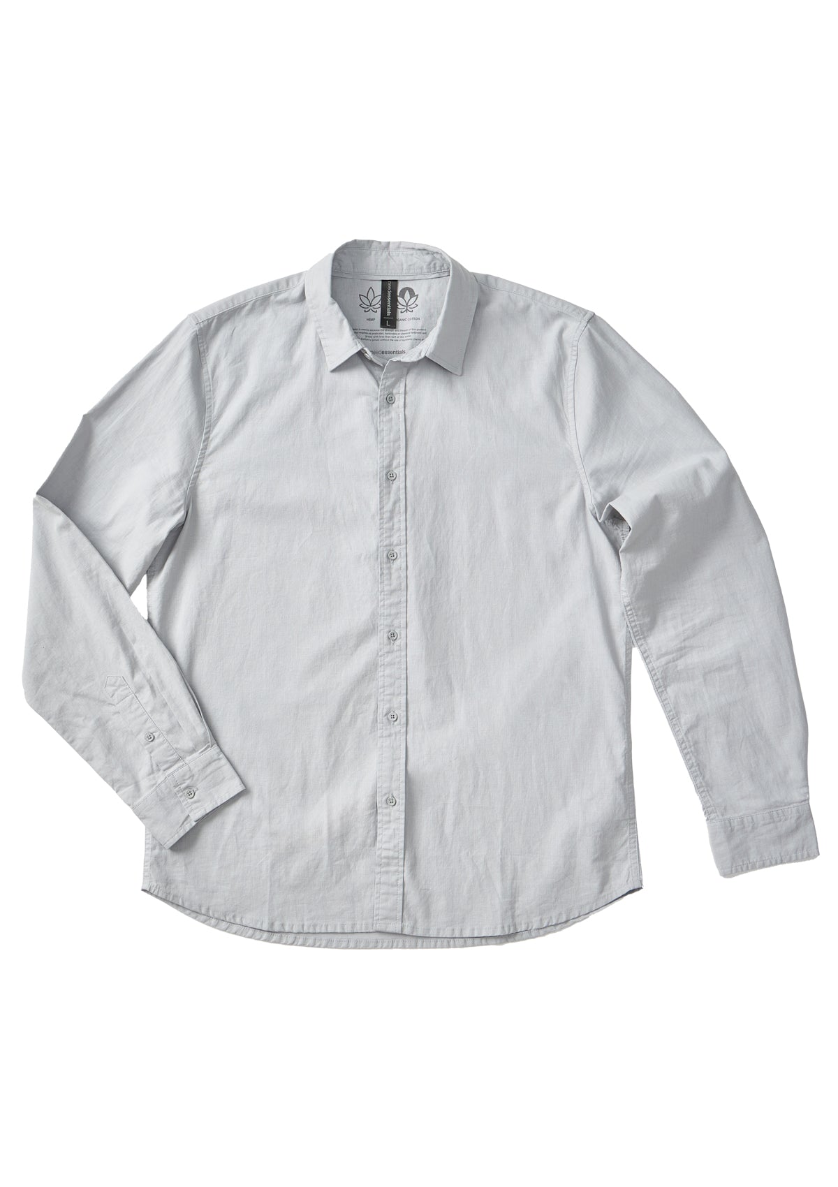 Hemp/ Organic Cotton Lightweight Shirt - Cloud