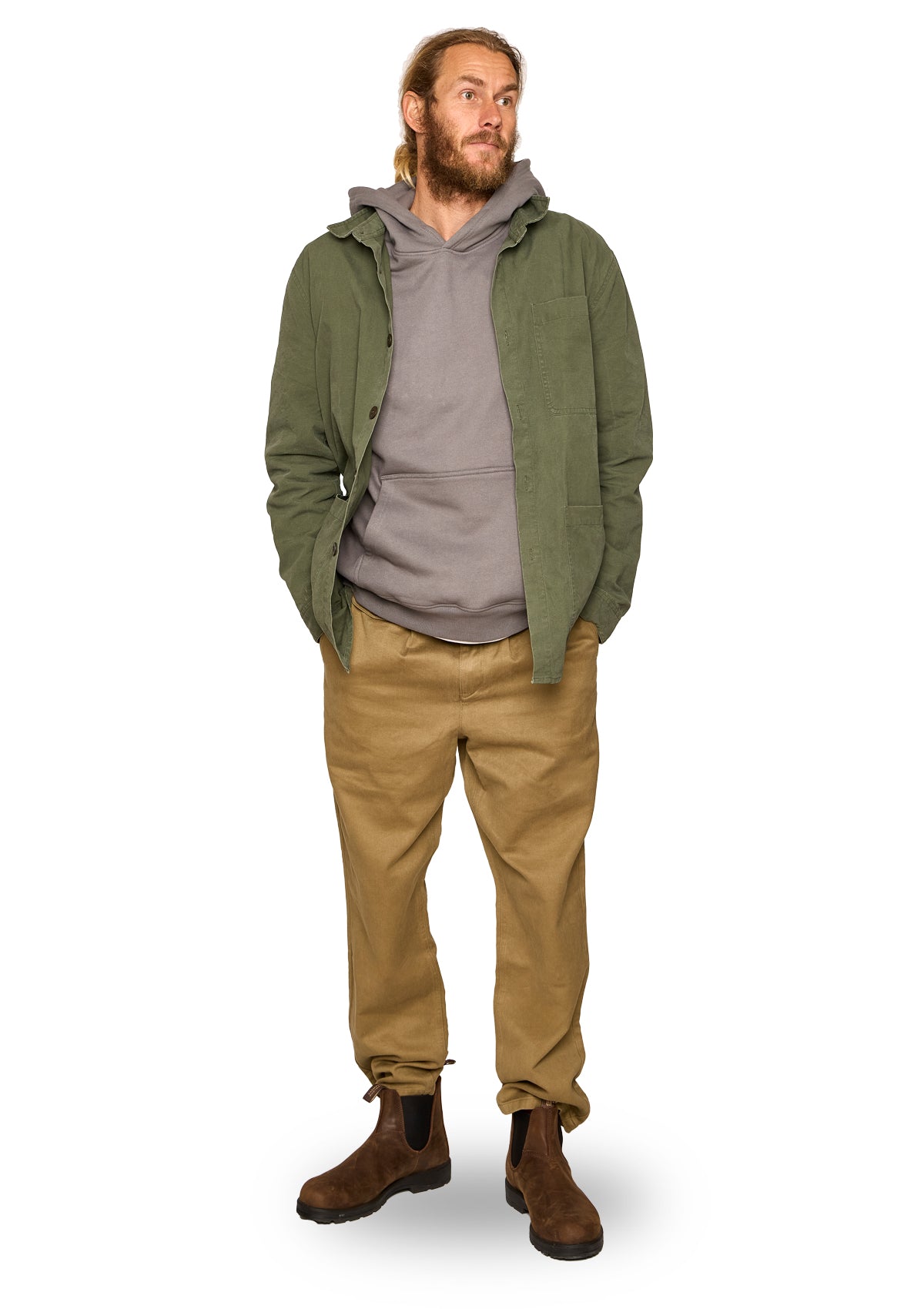 Hemp / Organic Cotton Work  Pant - Khaki
