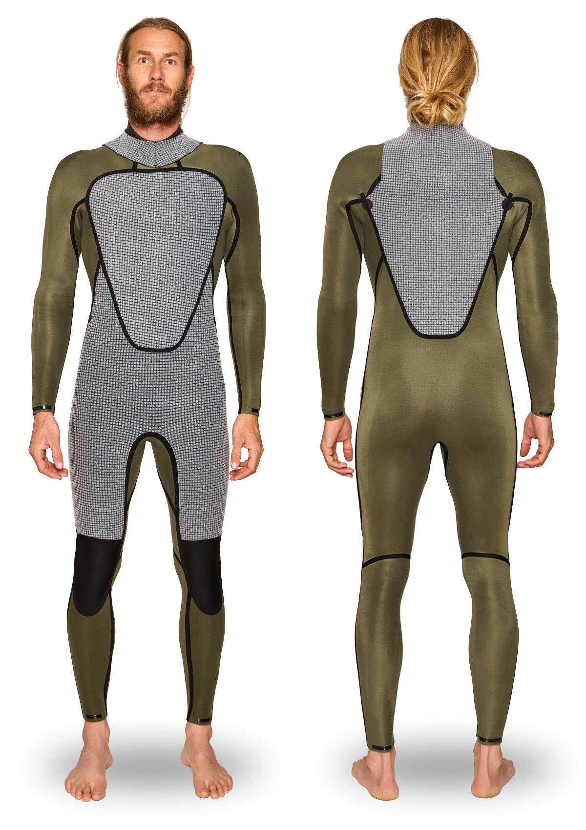4/3 Back Zip Liquid Sealed Thermal Wetsuit