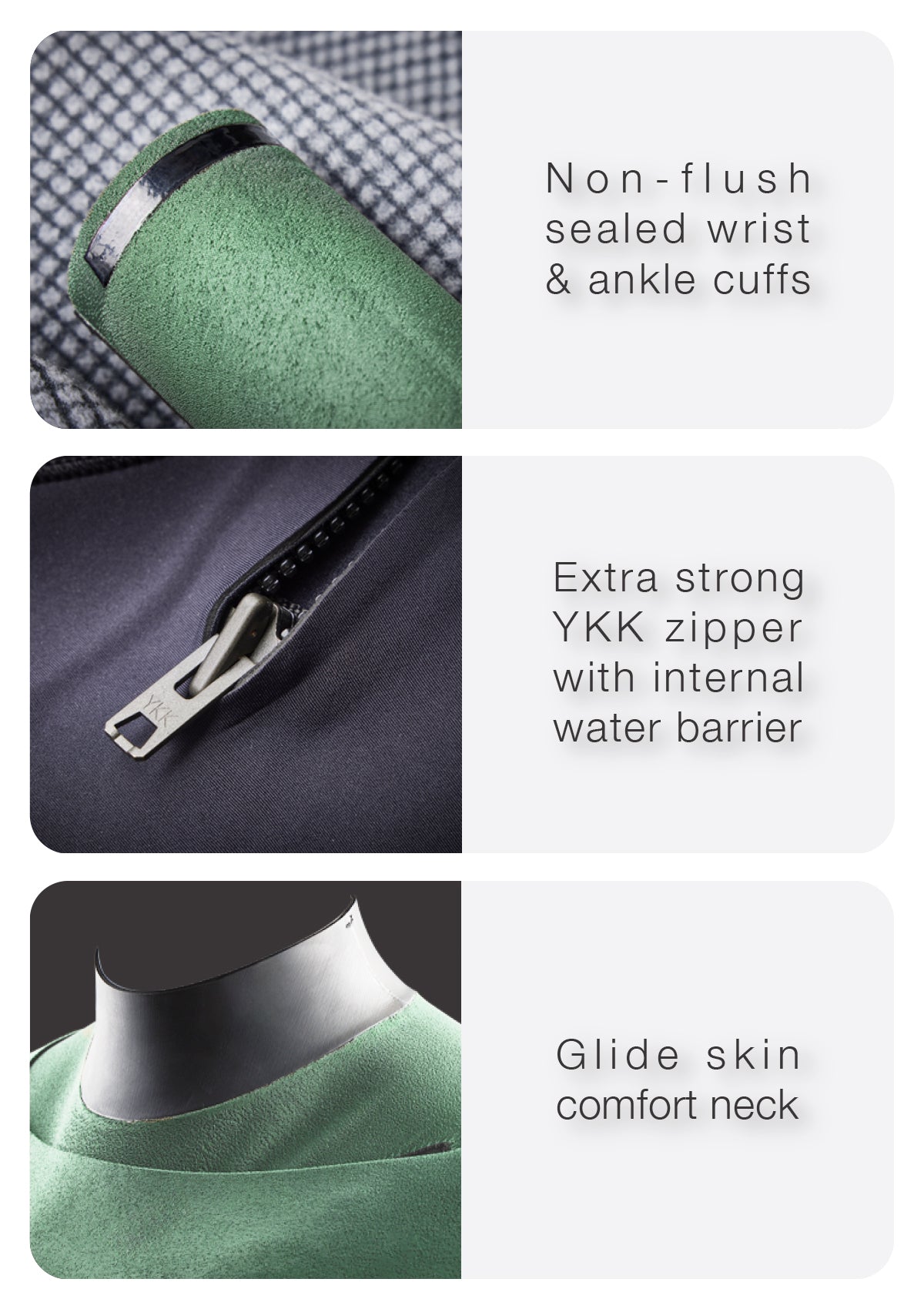 2mm Natural Rubber Bib Zip Long Arm Spring Wetsuit