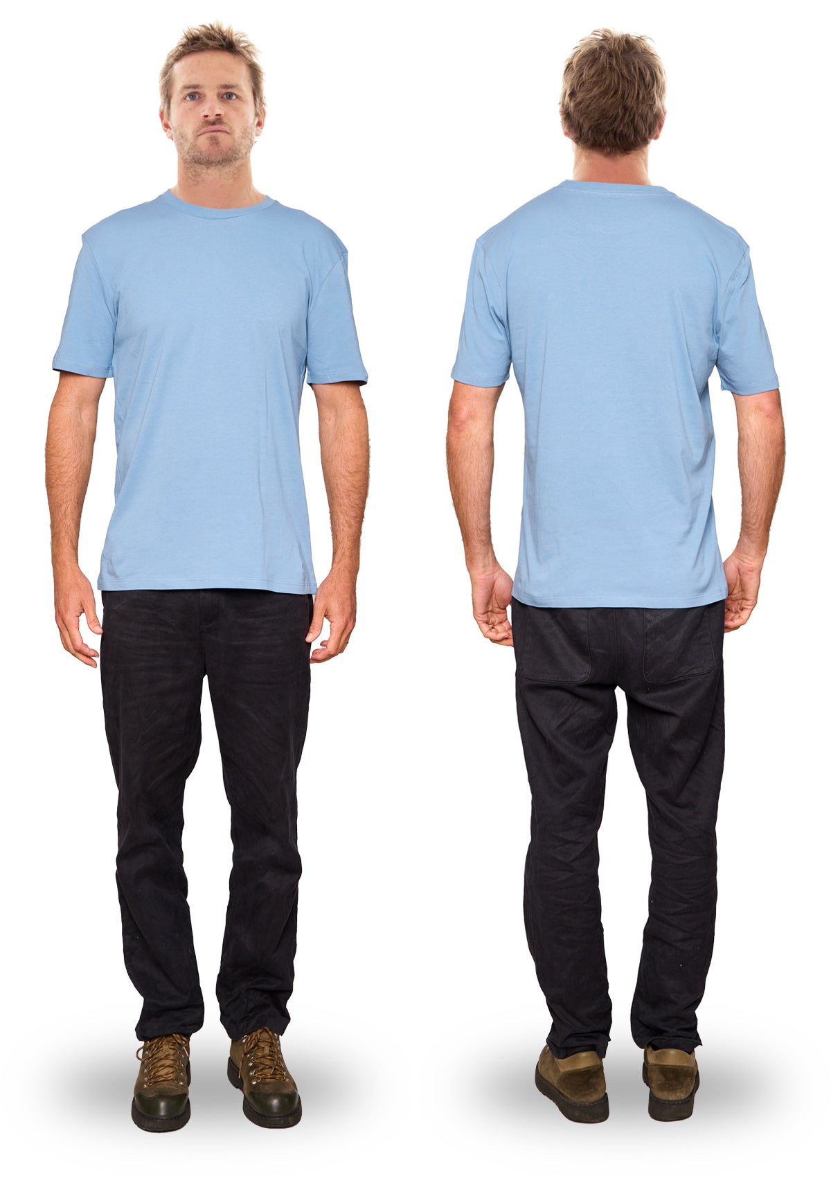 Organic Cotton T-shirt - Sky Blue