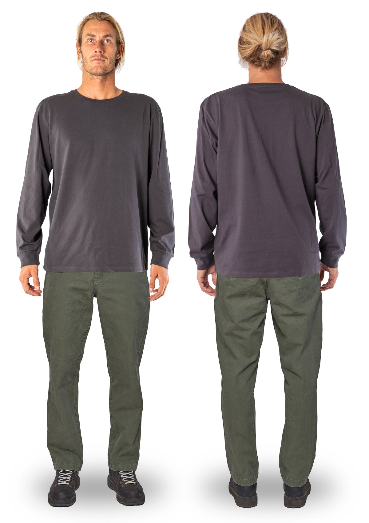 Organic Cotton Straight Leg Pant - Headland Green