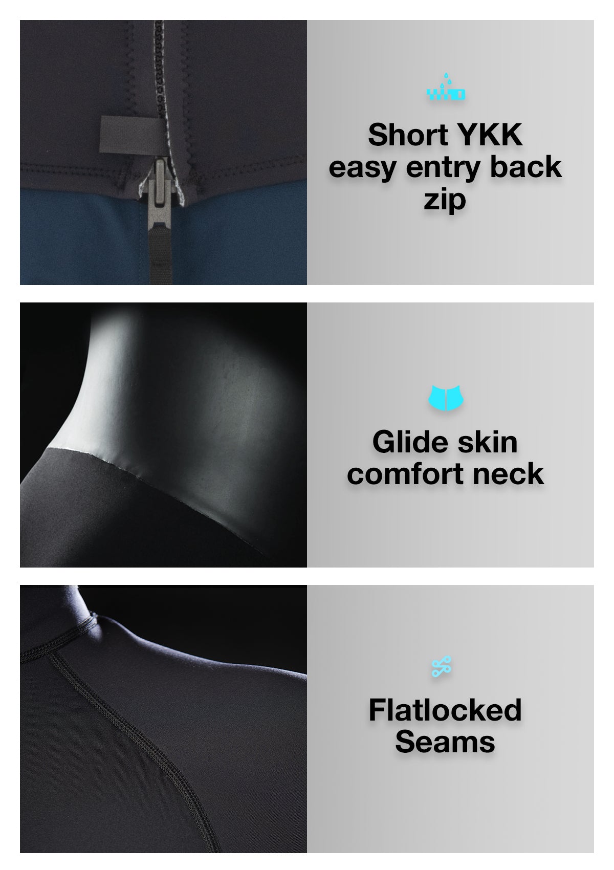 2mm Back Zip Thermal Wetsuit Jacket