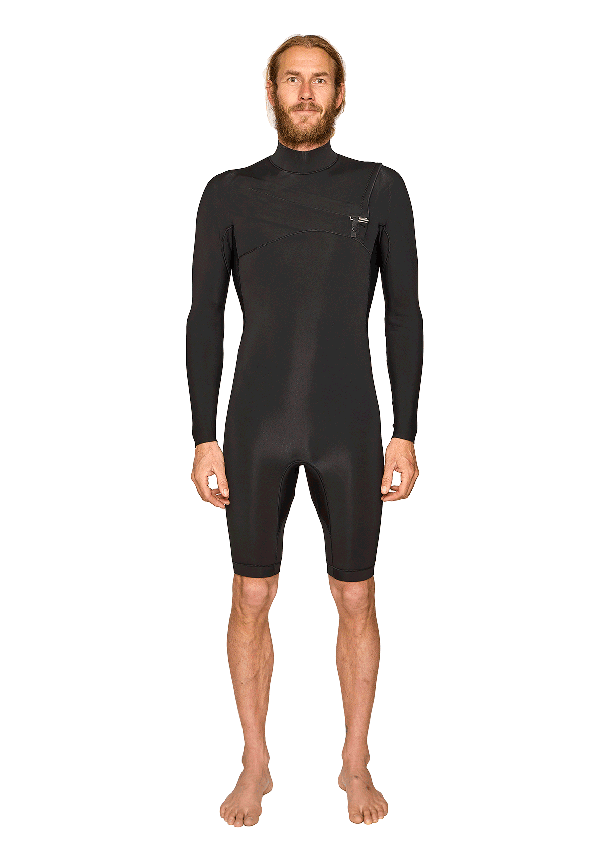 2mm Thermal Chest Zip Long Arm Spring Wetsuit