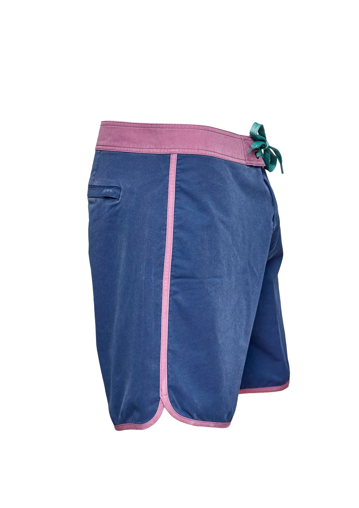 Deep Indigo Washed Scallop Boardshort