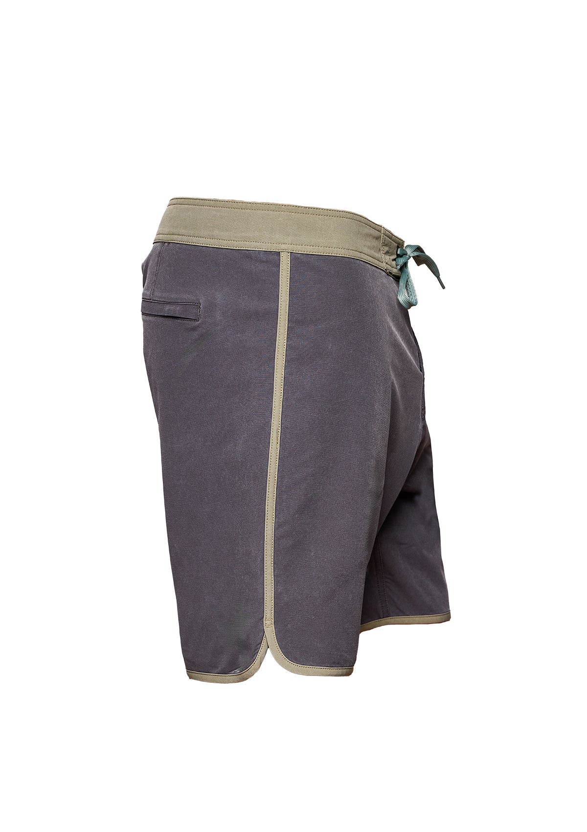 Charcoal Washed Scallop Boardshort