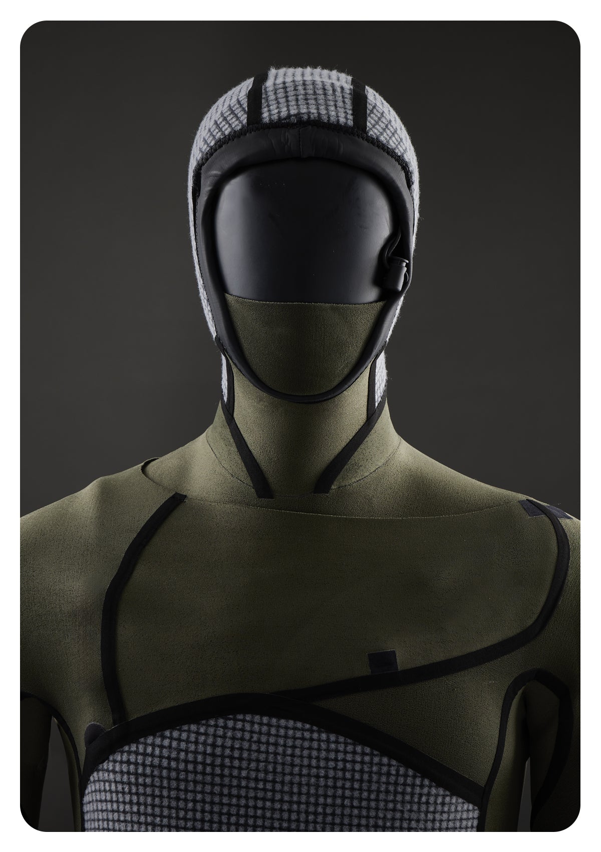 5/4/3 Hooded Liquid Sealed Thermal Chest Zip Wetsuit