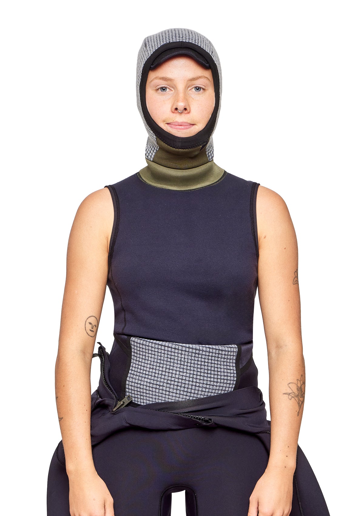 Womens 2mm Thermal Balaclava Wetsuit Vest