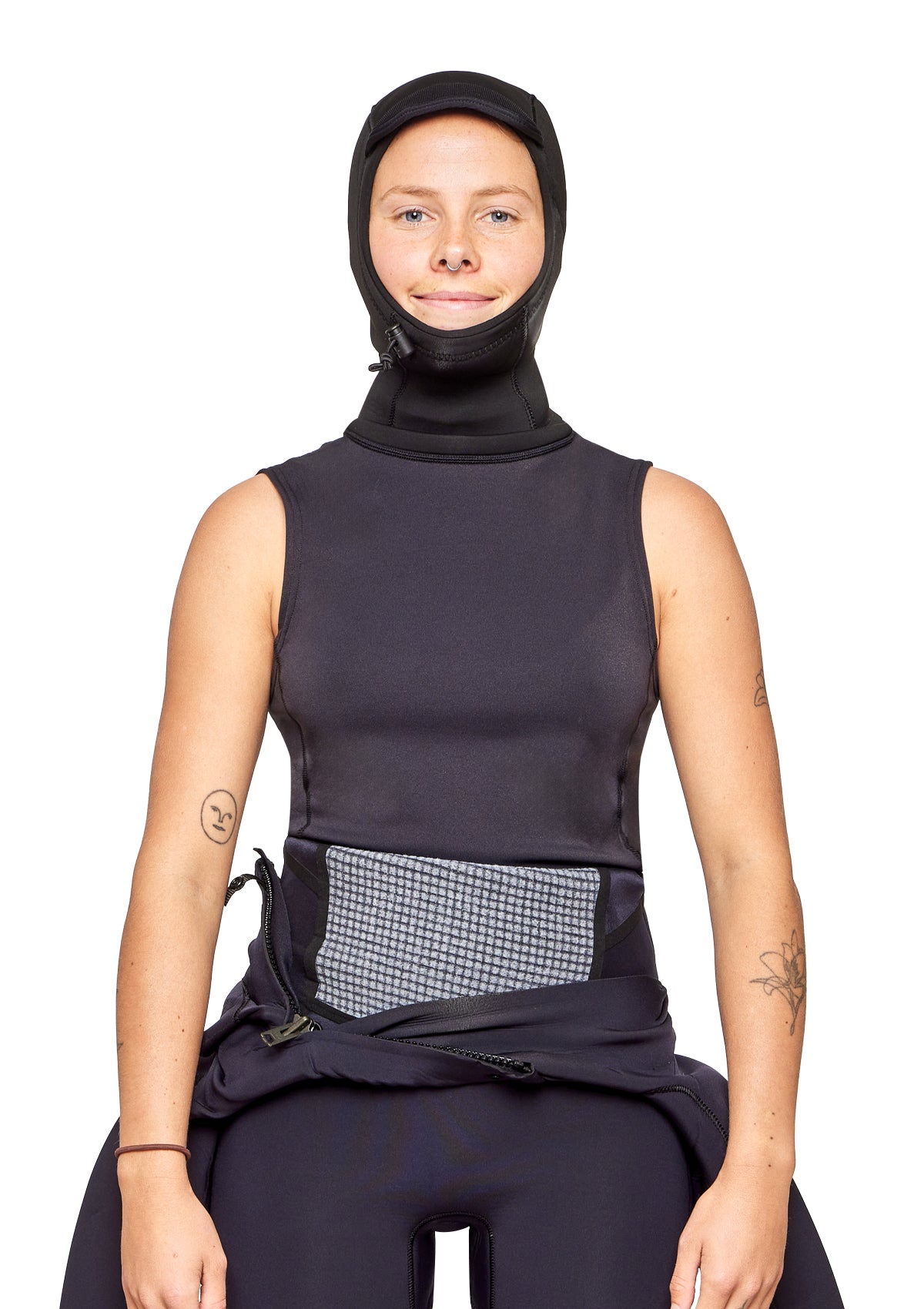 Womens 2mm Thermal Balaclava Wetsuit Vest