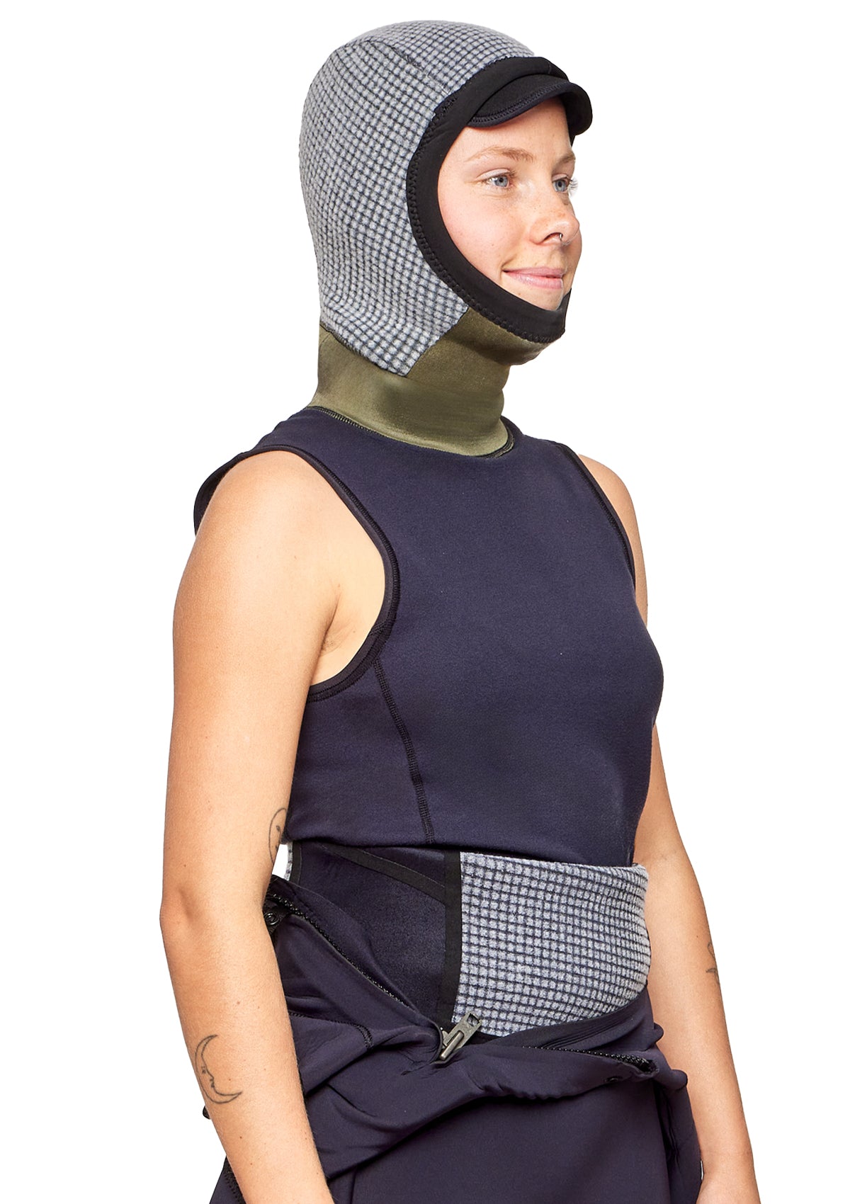 Womens 2mm Thermal Balaclava Wetsuit Vest