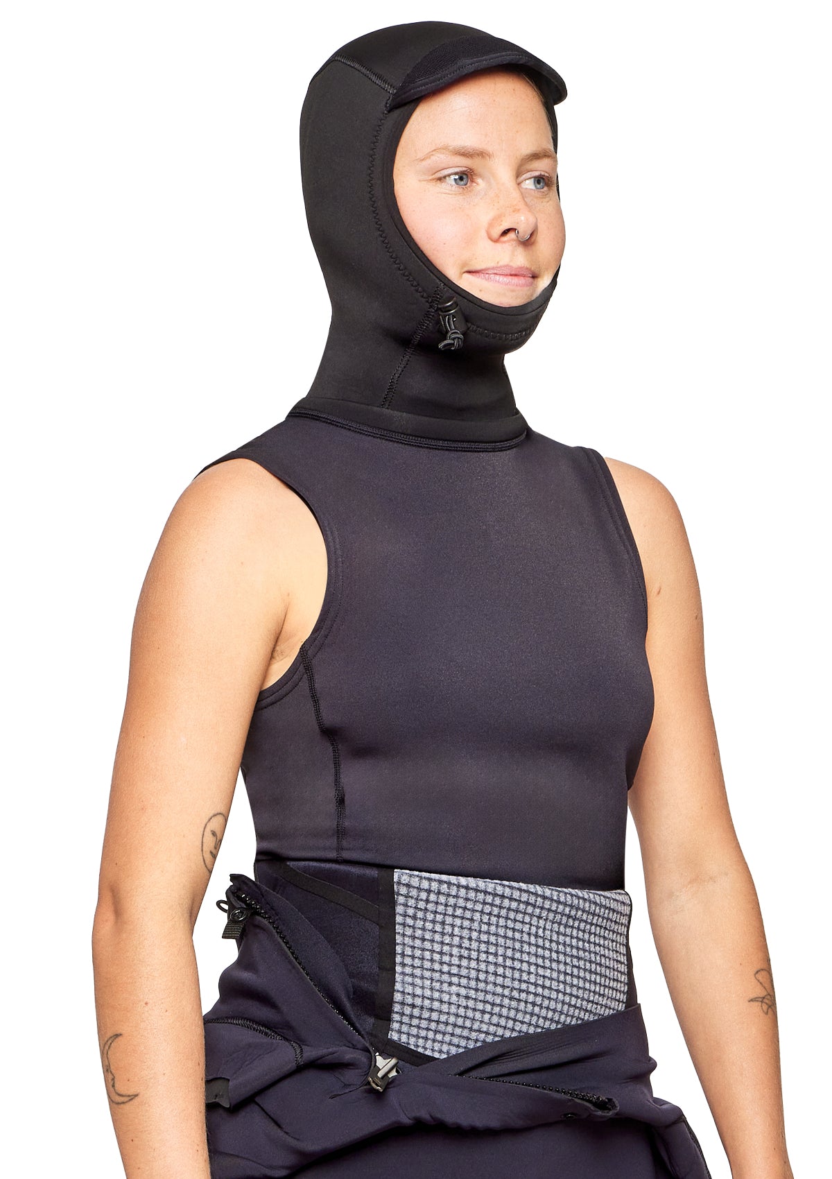 Womens 2mm Thermal Balaclava Wetsuit Vest