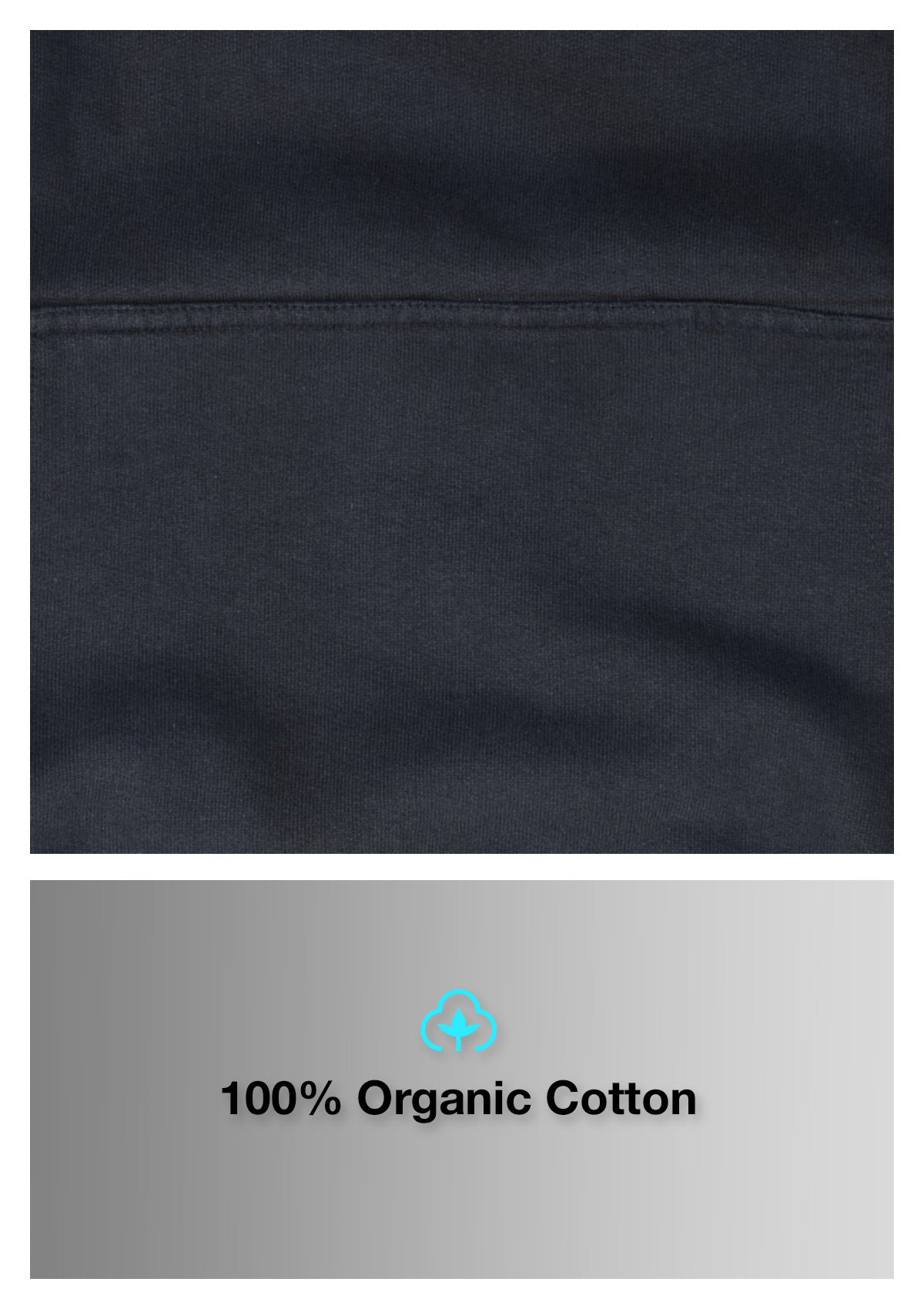 Organic Cotton Hoodie - Twilight Black