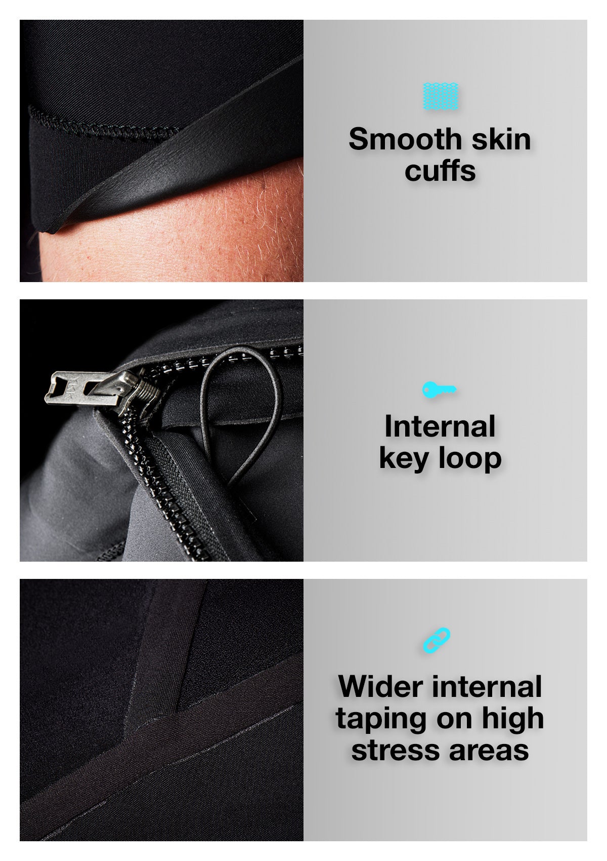 2mm Thermal Chest Zip Long Arm Spring Wetsuit