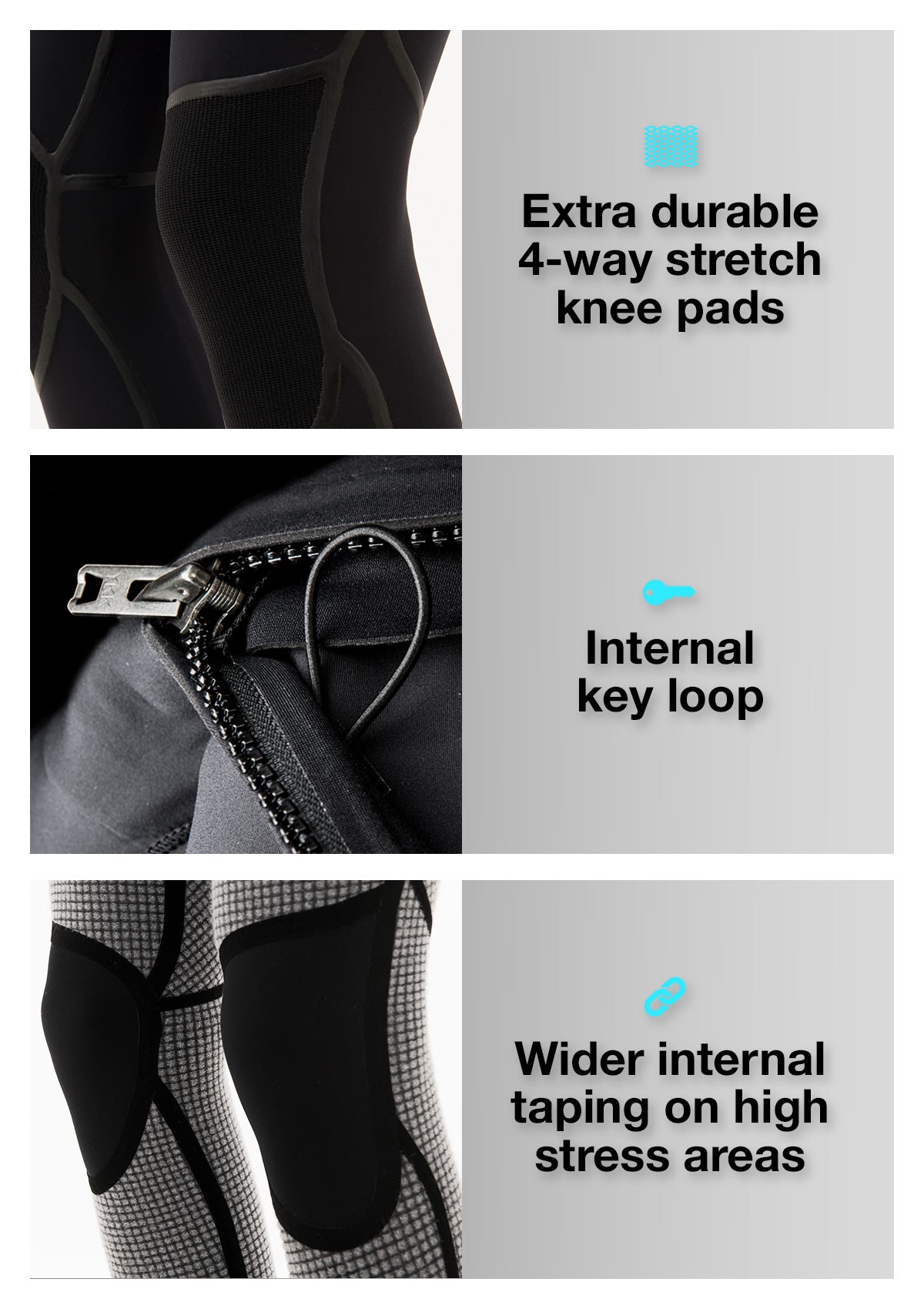 Womens 4/3 Liquid Sealed Thermal Bib Zip Wetsuit