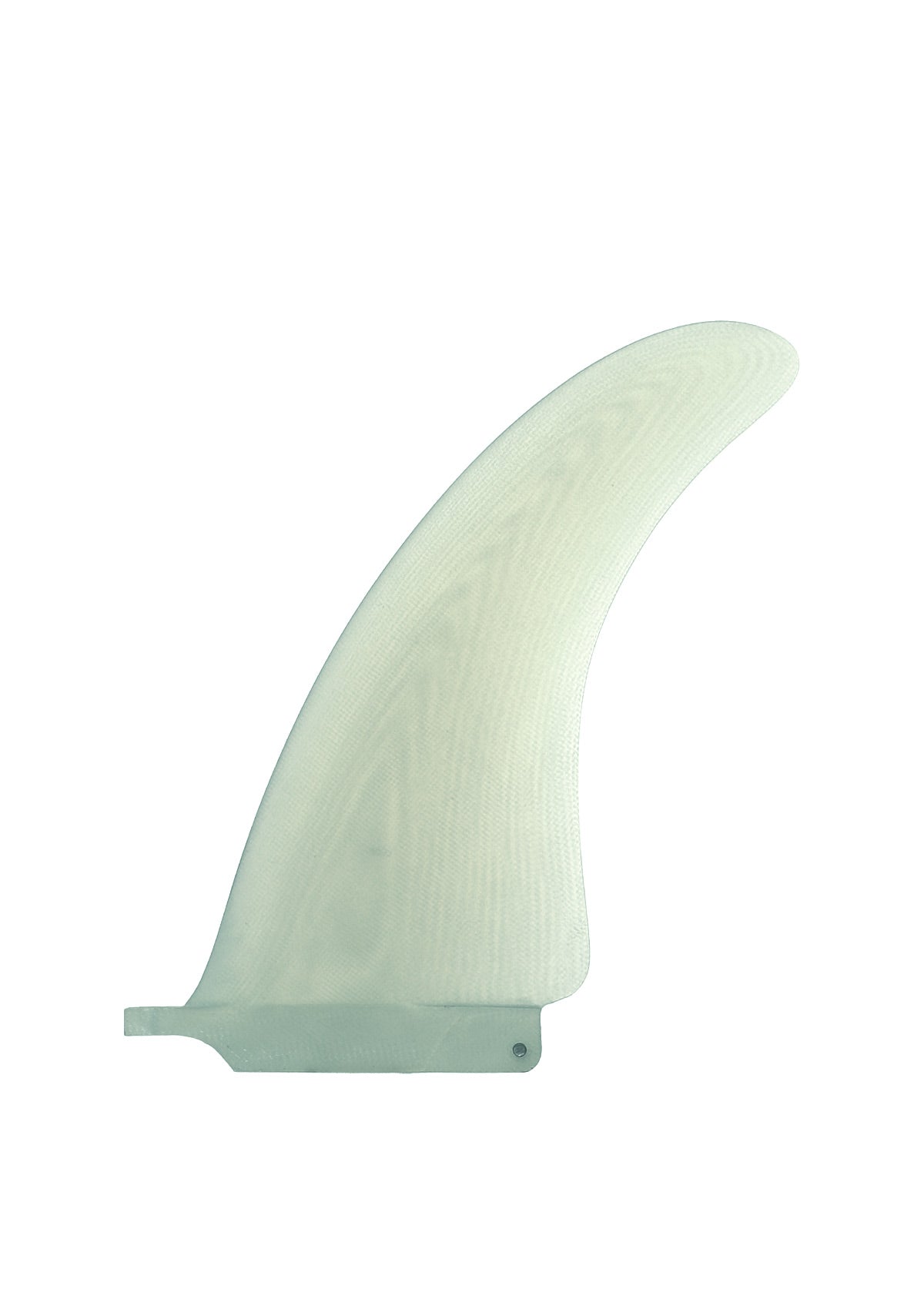 Hand Foiled 9" Single Whale Fin - Clear