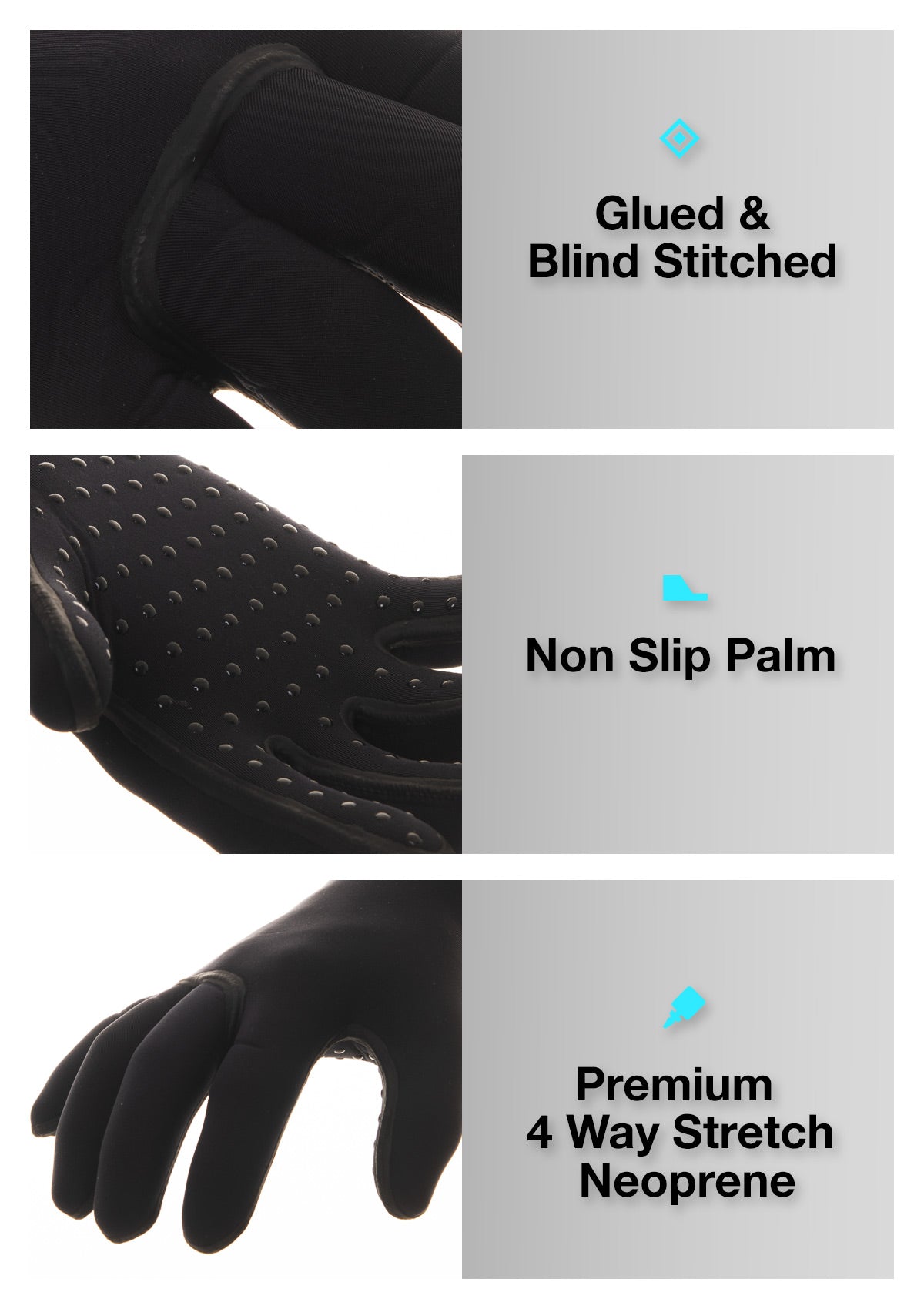 needessentials surfing 3mm gloves