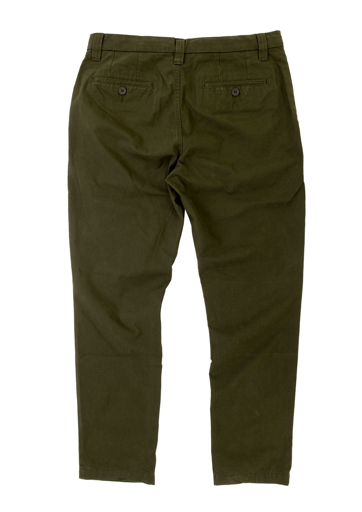 Organic Cotton Straight Leg Pant - Headland Green