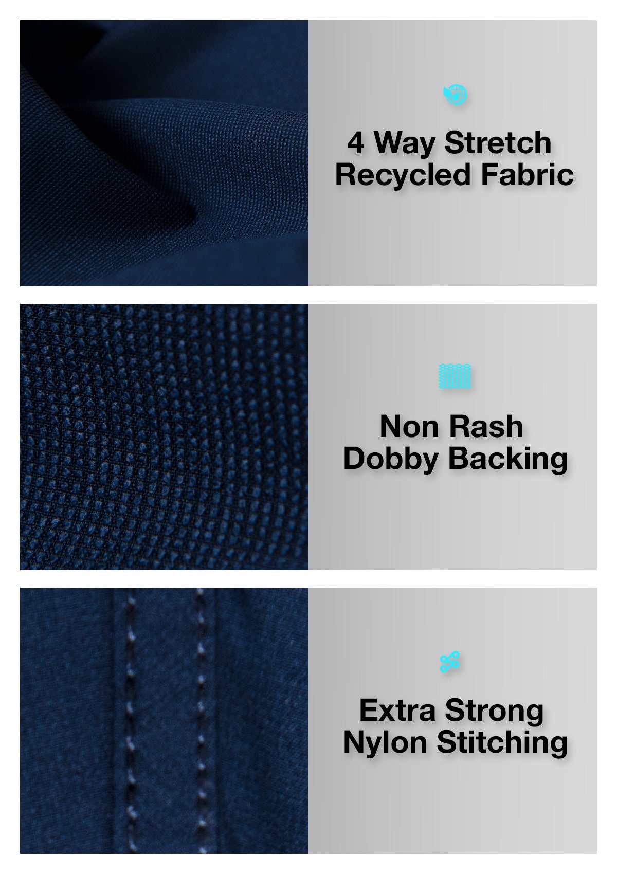 Navy - All-rounder Boardshort