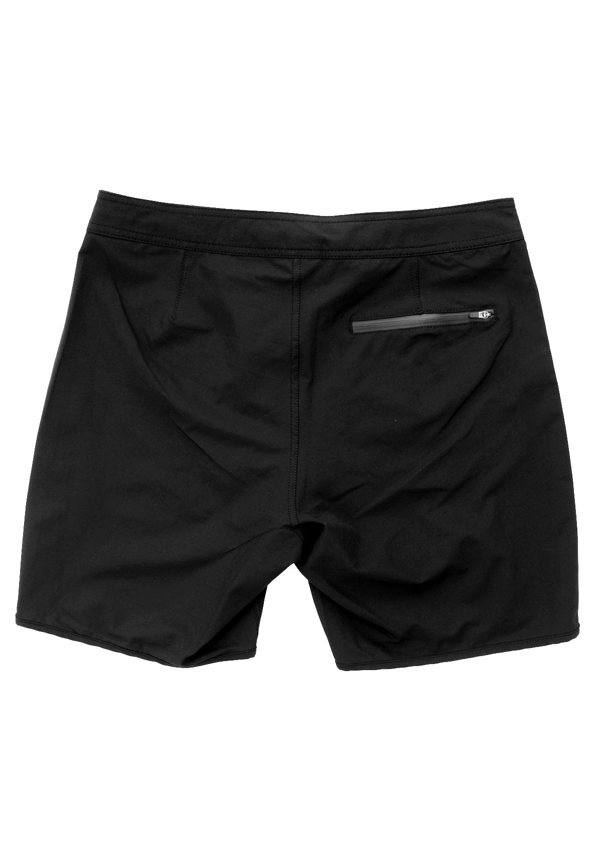 needessentials scallop mens surfing boardshorts non branded black swimming