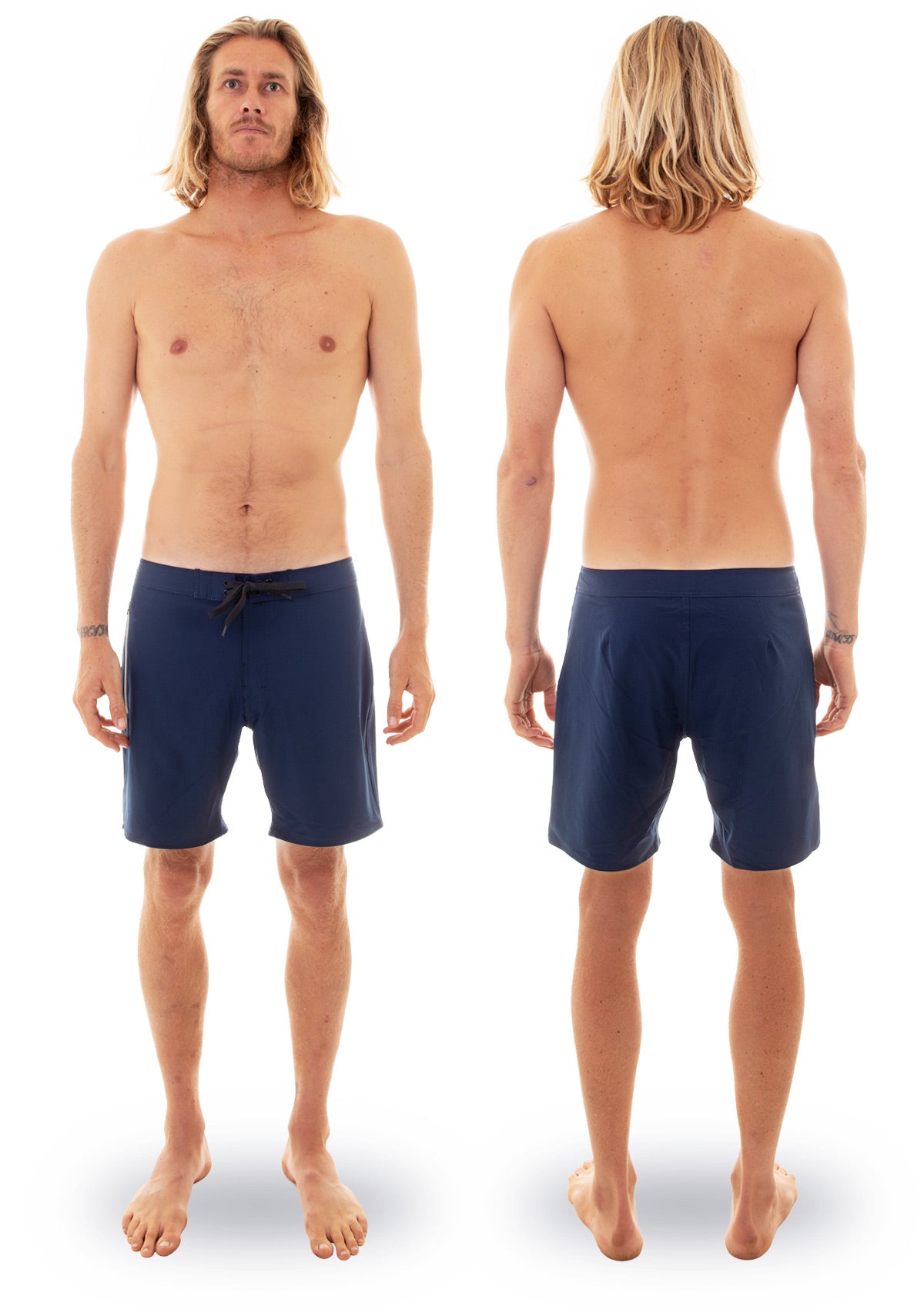 needessentials side mens surfing boardshorts non branded navy torren martyn