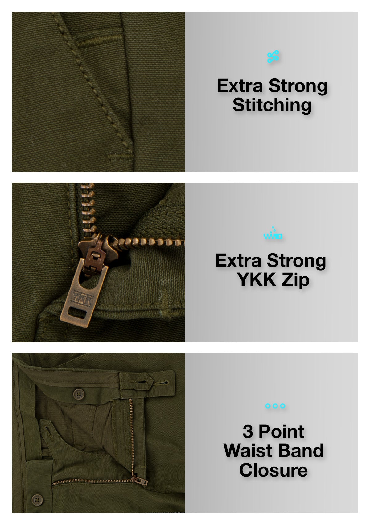 (LAST CHANCE) Organic Cotton Straight Leg Pant - Headland Green