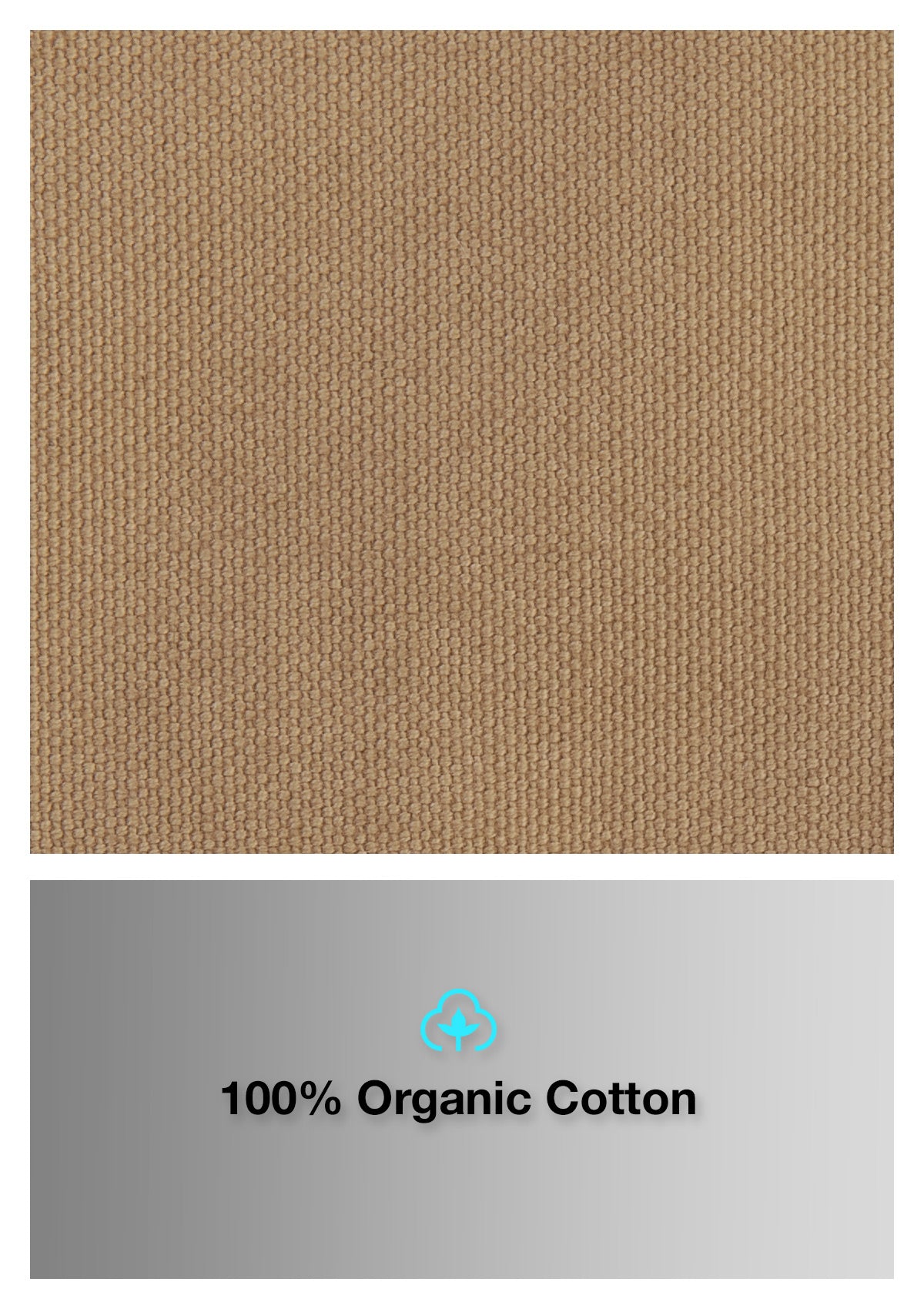 (LAST CHANCE) Organic Cotton Straight Leg Pant - Tan