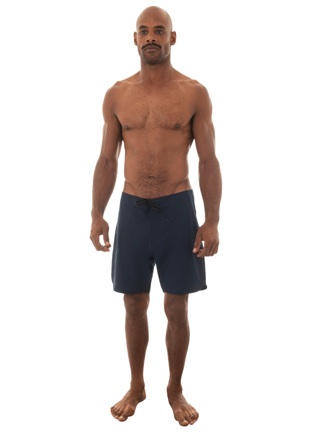 Navy-Scallop Boardshort