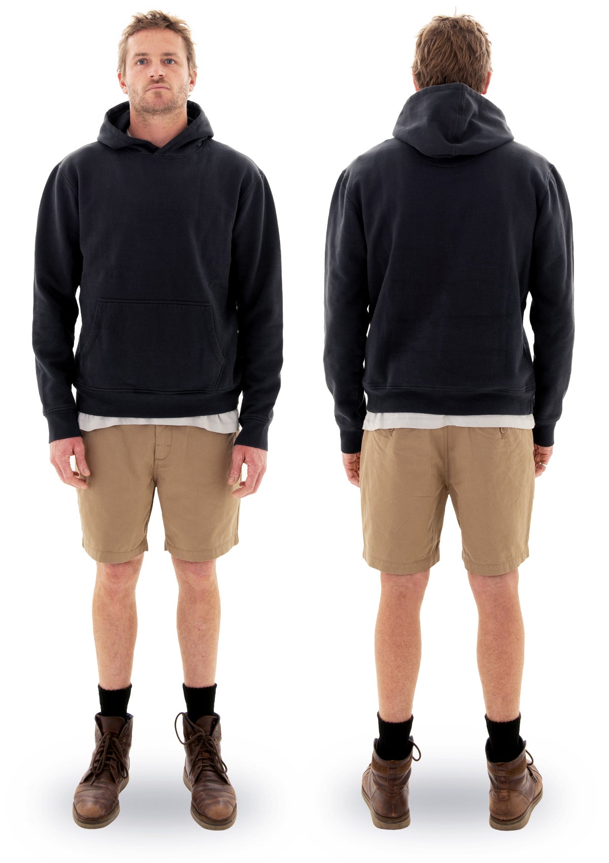 needessentials organic cotton walkshort tan laurie towner