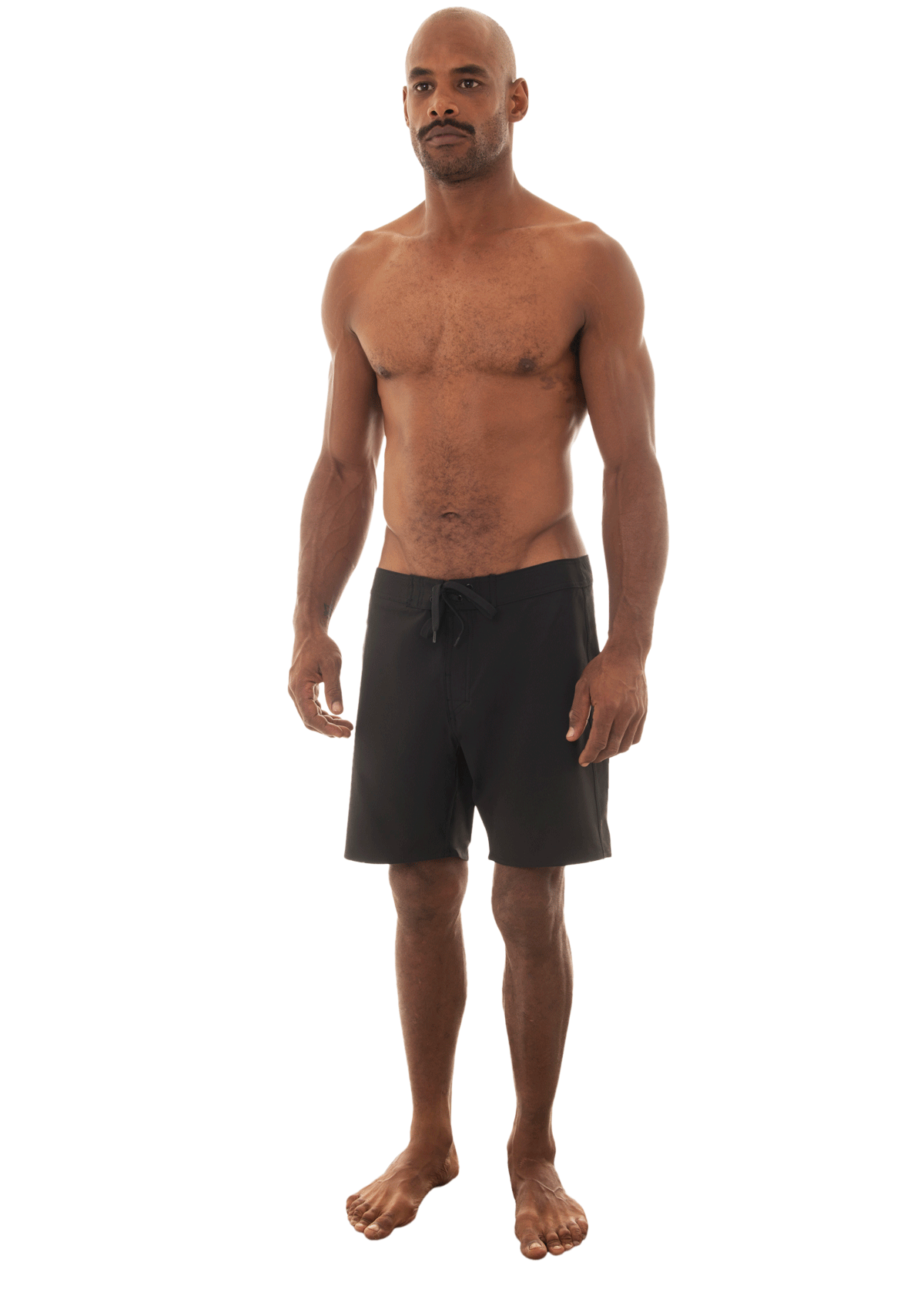 Black Side Pocket Boardshort