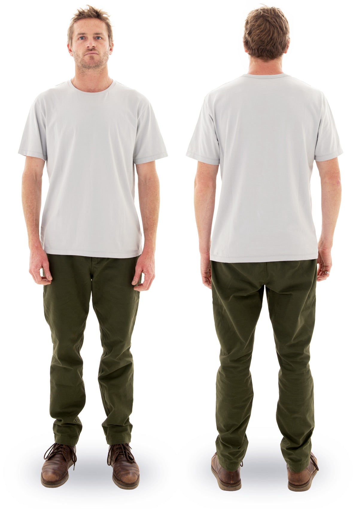 needessentials organic cotton plain t-shirt laurie towner white