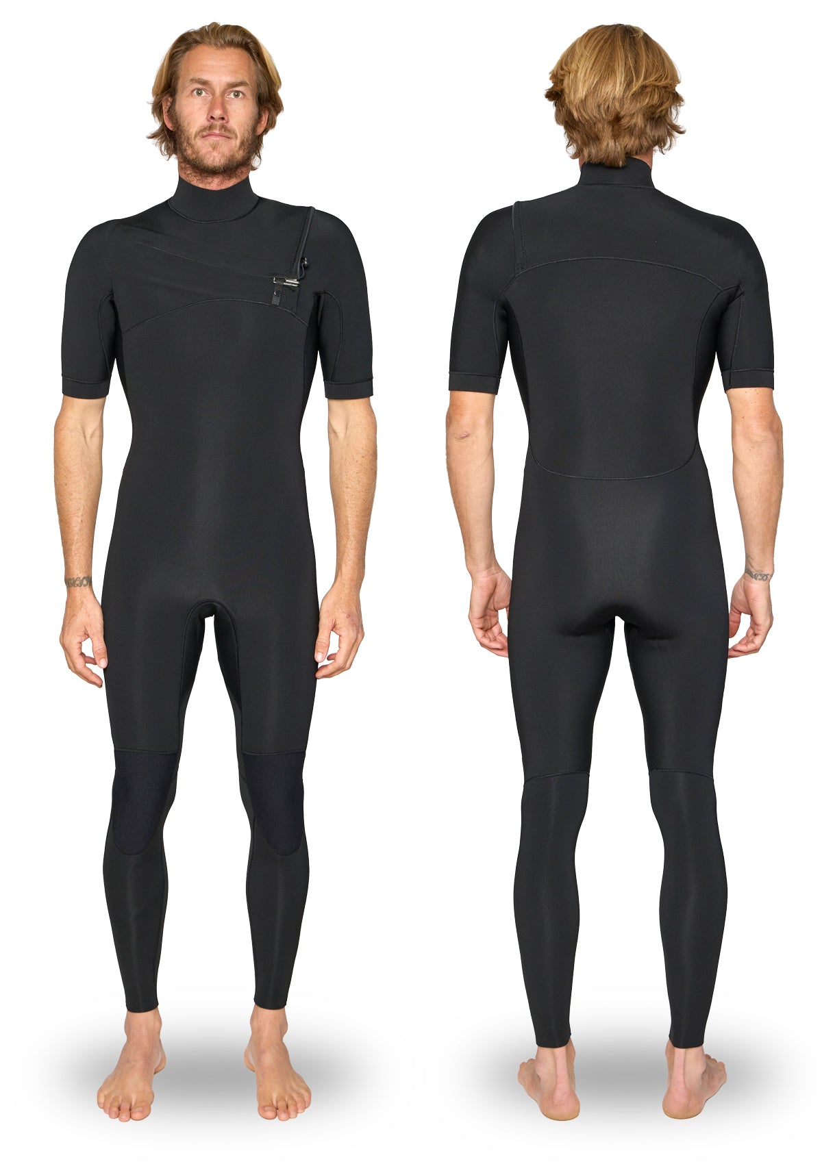 2mm Thermal Chest Zip Short Arm Wetsuit