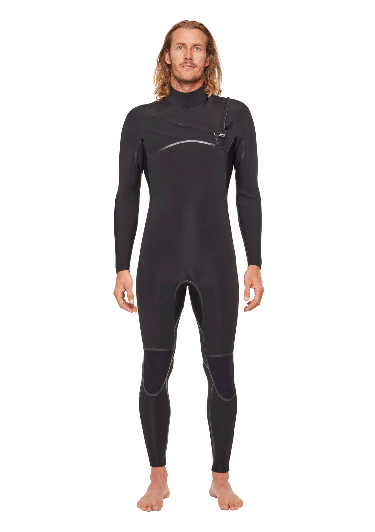 Mens 4/3mm Liquid Sealed Thermal Chest Zip Wetsuit