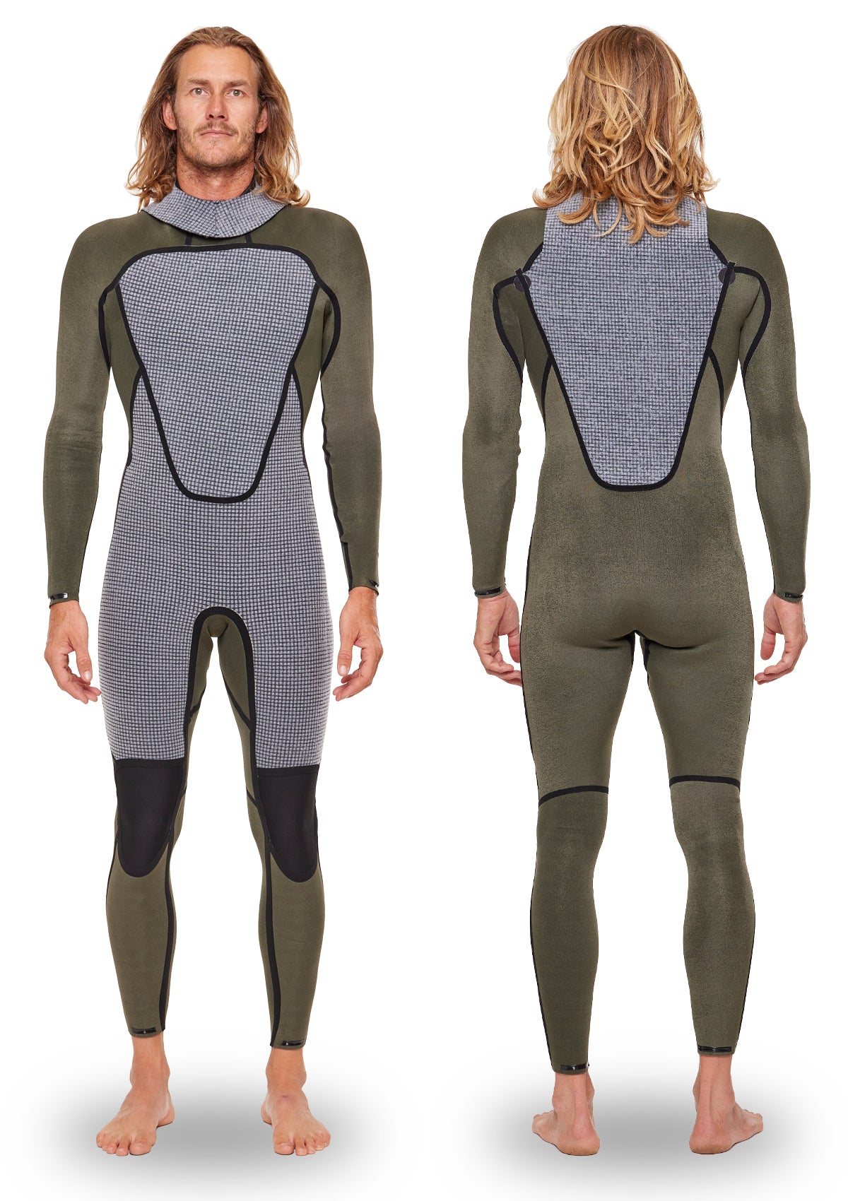 Mens 3/2 Thermal Back Zip Wetsuit Steamer | needessentials