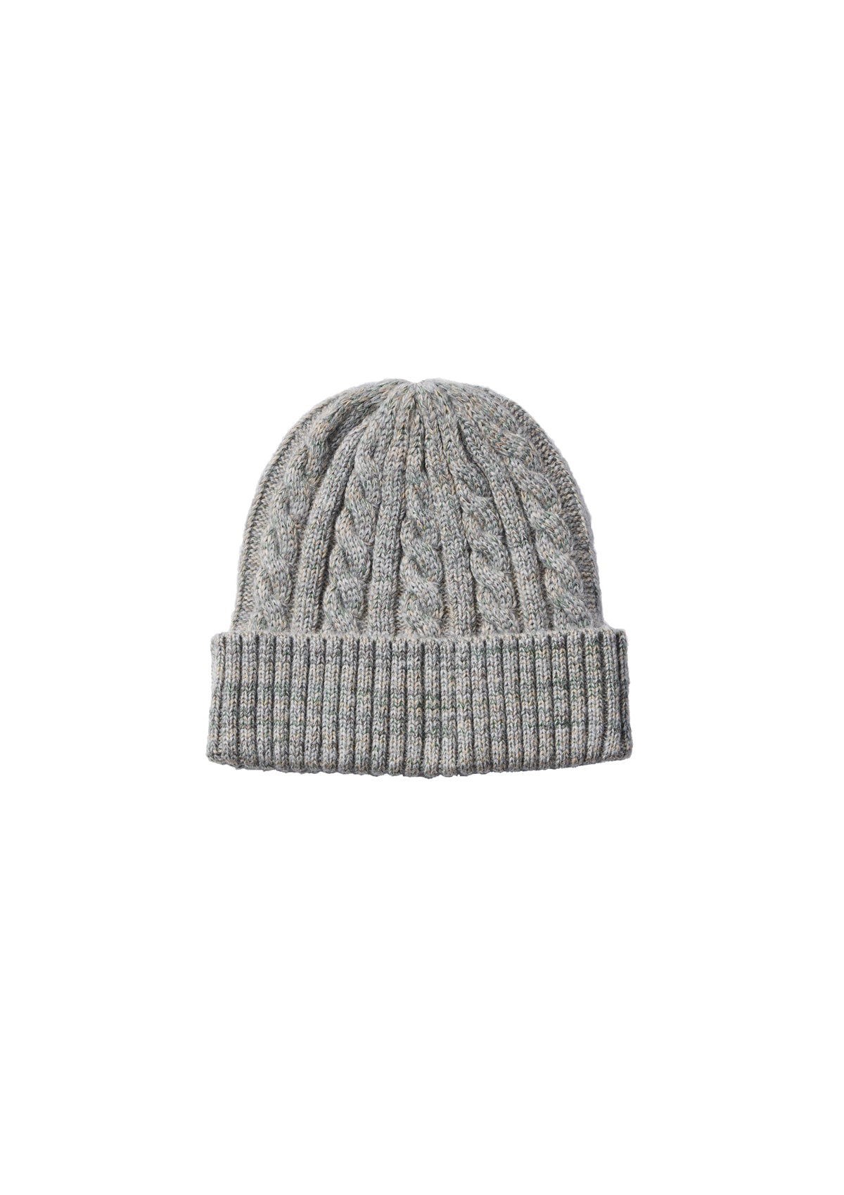 Cable Knit Beanie - Grey