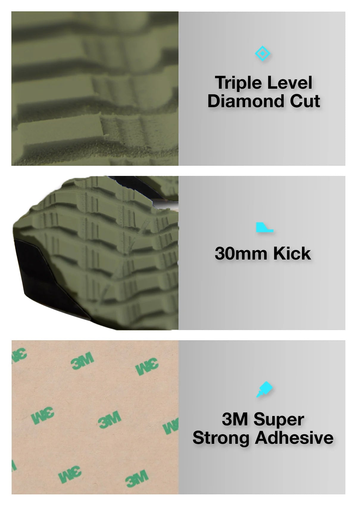 3 Piece Traction Pad - Dunegrass