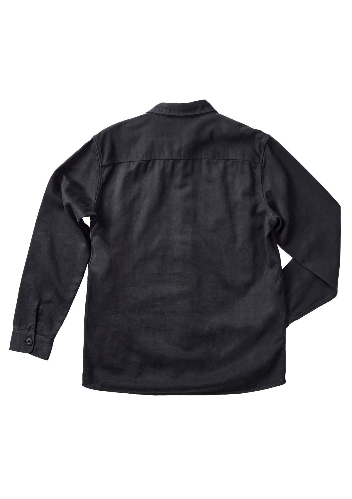 Ecentric Slim Fit Hemp Casual Shirt – Black, Breathable, Sustainable Fabric, XX-Large Size