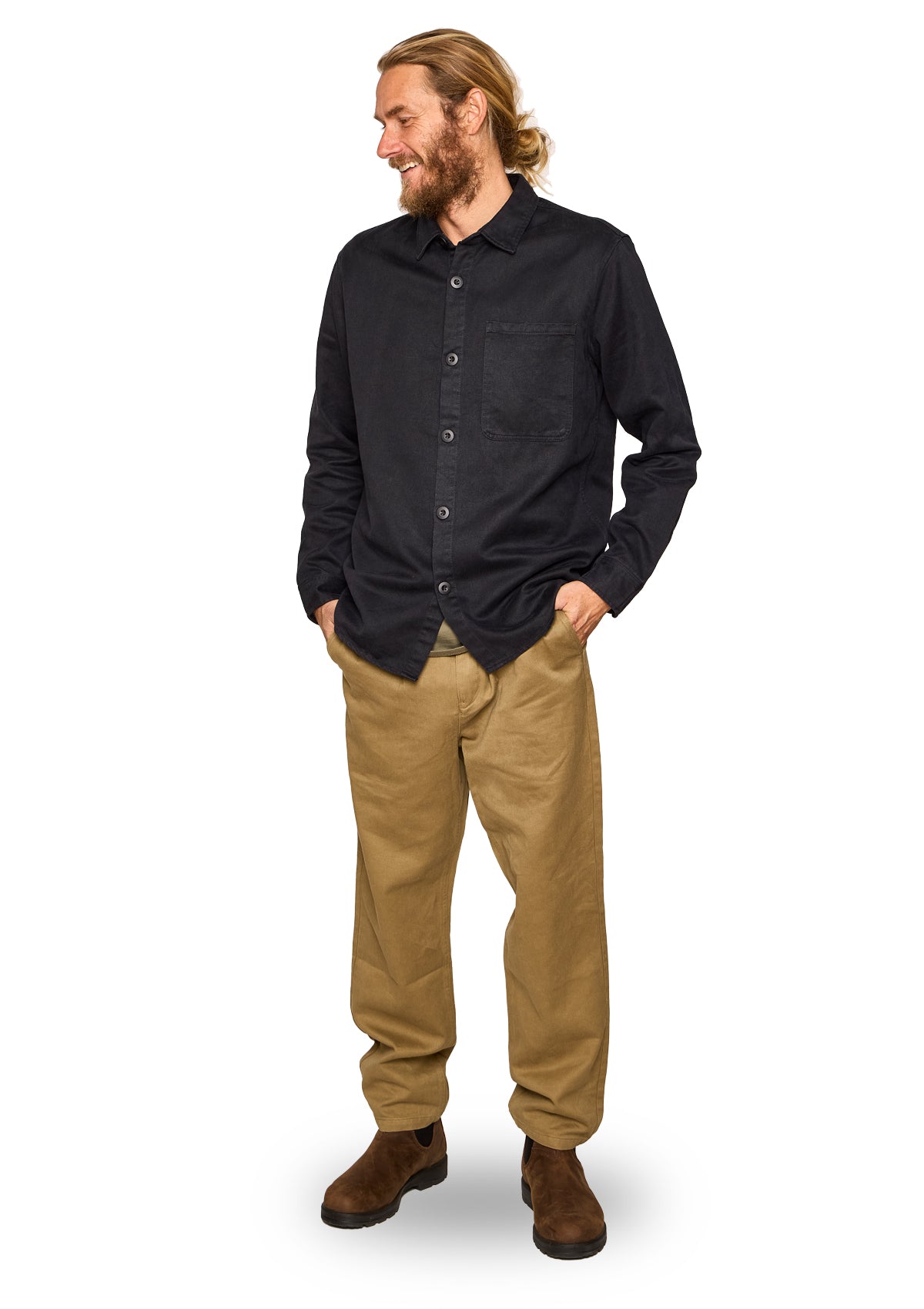 Hemp/ Organic Cotton Work Shirt - Twilight